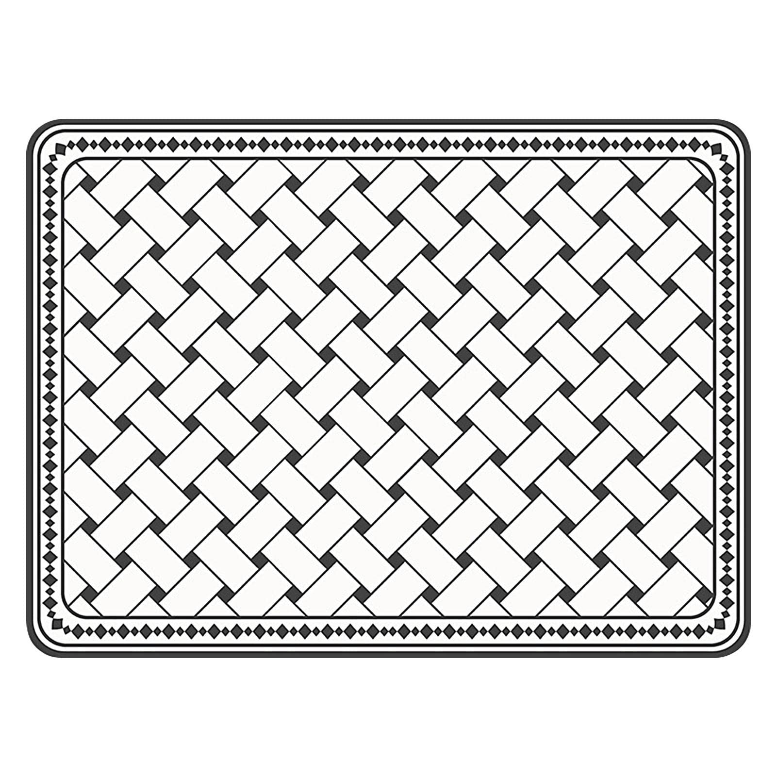 Premium Non-Slip Coffee Machine Mat - WYNOTT Dish Drying Mat for Espresso Makers & Kitchen Countertops | Waterproof Coffee Bar Accessories for Home & Cafe Use