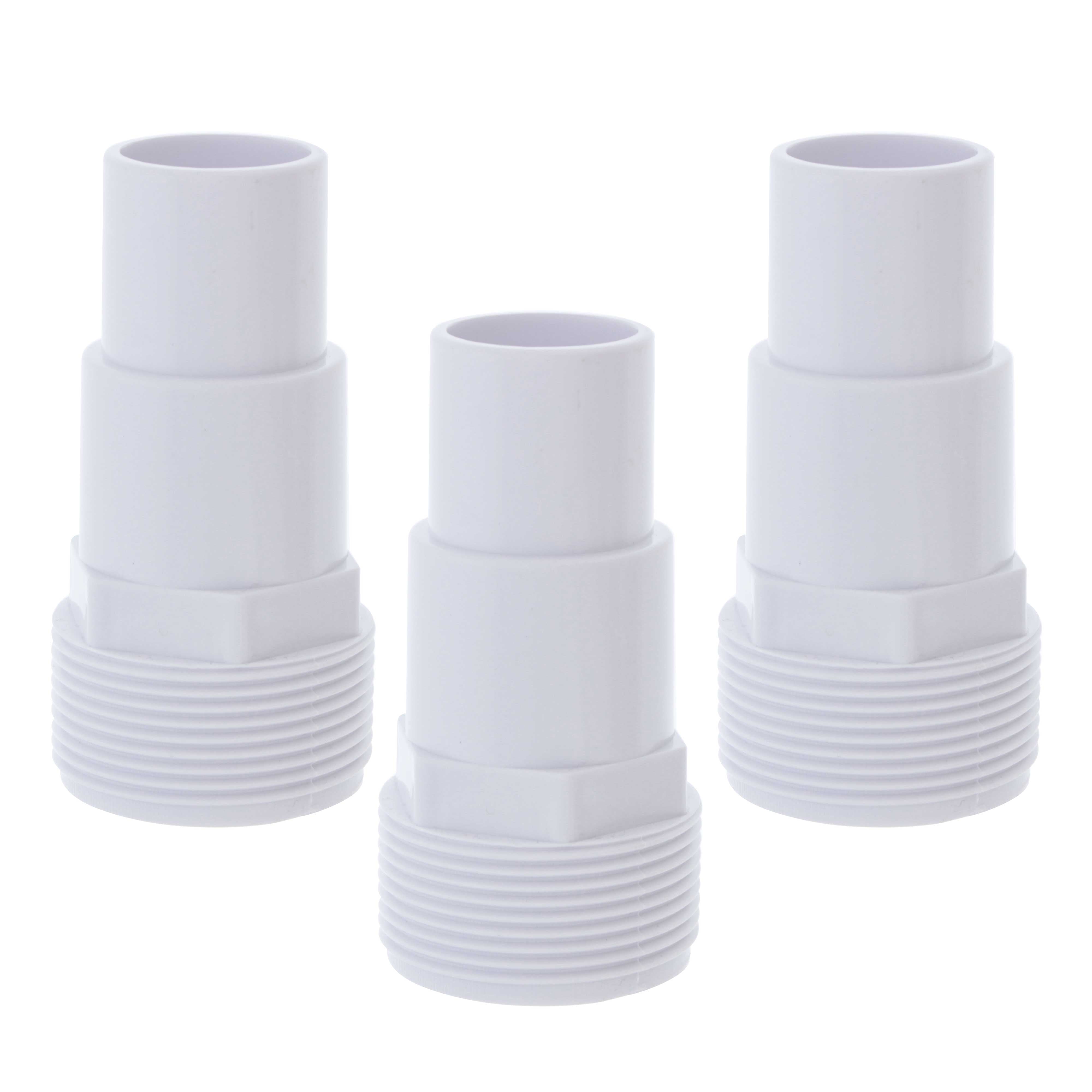 3-Piece Hose Adapter Kit - Universal Brass Fittings for Garden, Home & Industrial Use - Compatible with Most Hose Connections