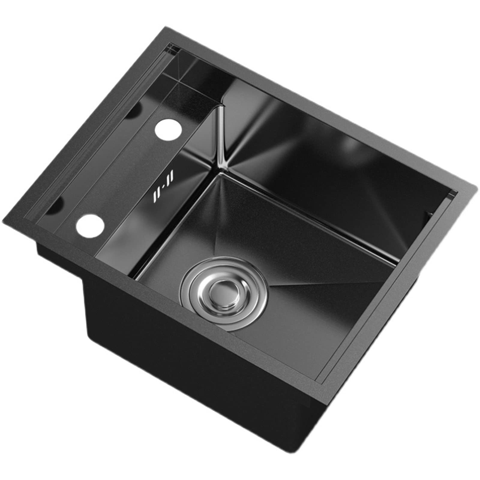 WooDeY Stainless Steel Single Bowl Bar Sink - Concealed Drop-In Kitchen Sink with Assembly Accessories & Workstation Design | Perfect for Home Bars, Outdoor Kitchens & Commercial Use