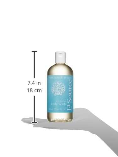 Crabtree & Evelyn La Source Relaxing Body Wash 500ml - Moisturizing Shower Gel for Dry Skin, Aromatherapy Bath & Shower Essentials for Spa-Like Relaxation at Home