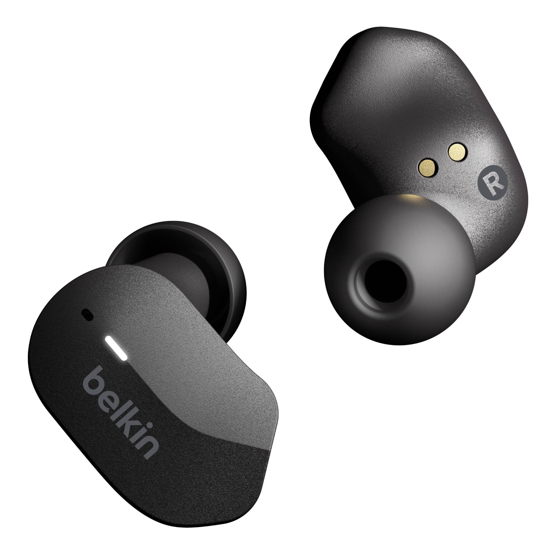 Belkin SoundForm True Wireless Earbuds - Bluetooth 5.0 Headphones with Mic, IPX5 Waterproof, 24H Battery Life for Running, Workouts & Commuting