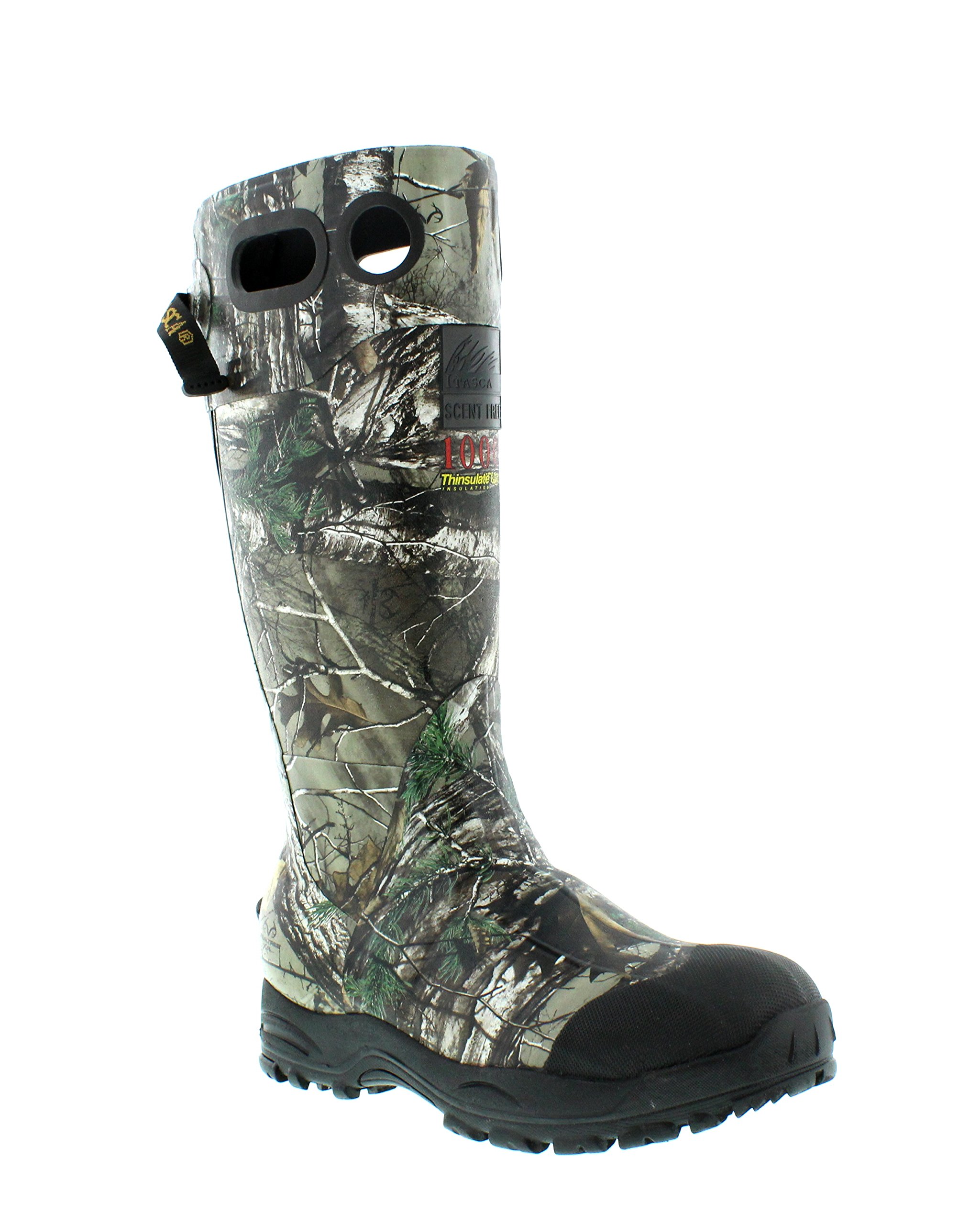 Itasca Men's Swampwalker Tall Waterproof Rain Boots - Hunting, Fishing & Outdoor Work Boots for Wet Conditions