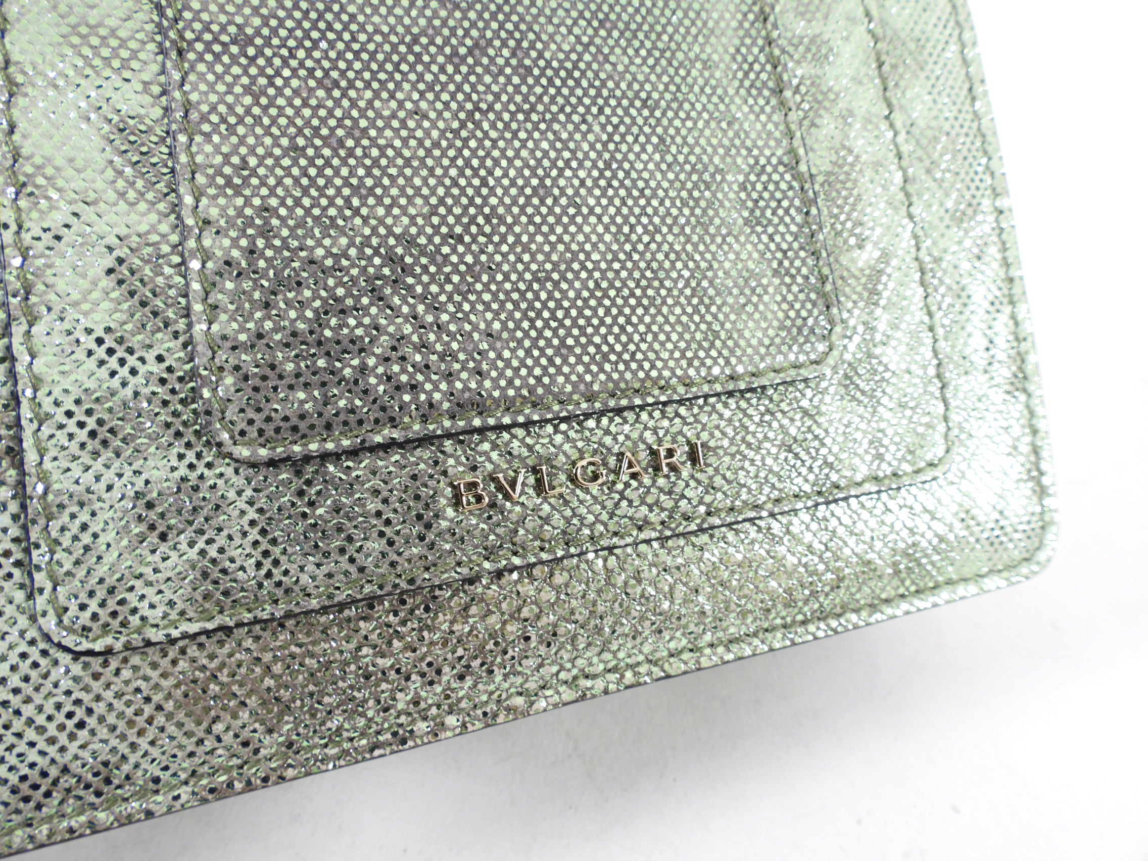 Bulgari Mini Metallic Green Serpenti Forever Crossbody Bag - Luxury Designer Handbag for Women | Perfect for Evening Parties, Date Nights & Special Occasions