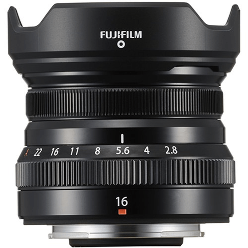 FUJIFILM XF 16mm f/2.8 R WR Prime Lens for Fuji X Series Cameras - Compact & Weather-Resistant Black Lens - Perfect for Street Photography & Travel