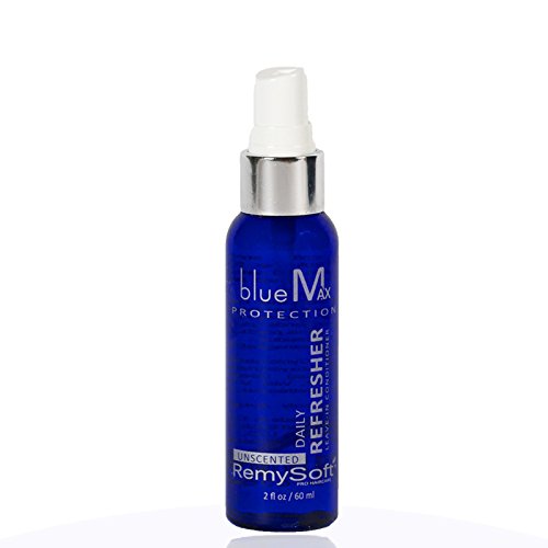 BlueMax Daily Refresher Leave-in Conditioner - Safe for Hair Extensions, Weaves & Wigs - Salon Formula, Unscented - Perfect for Daily Hair Care & Styling