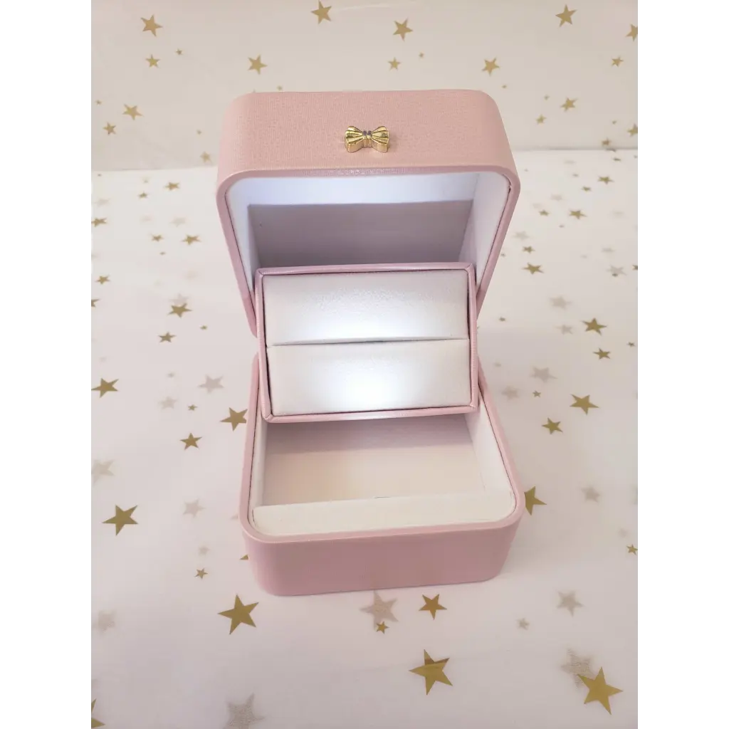 Luxury Velvet Ring Box for Engagement & Wedding - Elegant Jewelry Gift Box with Soft Cushion - Perfect for Proposals, Anniversaries & Special Occasions