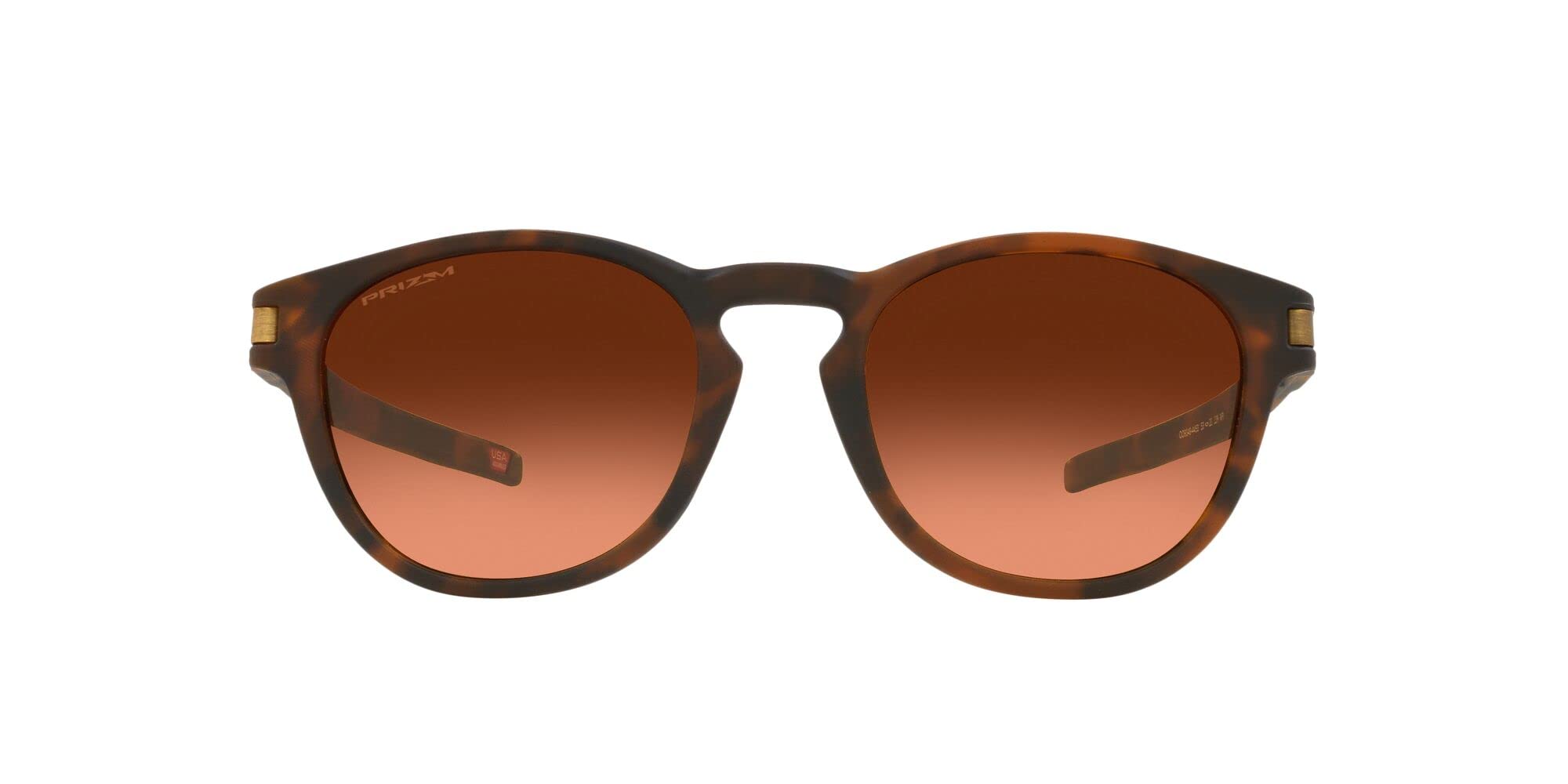 Oakley Men's Oo9349 Latch Low Bridge Fit Round Sunglasses - Polarized UV Protection for Driving, Running & Outdoor Activities