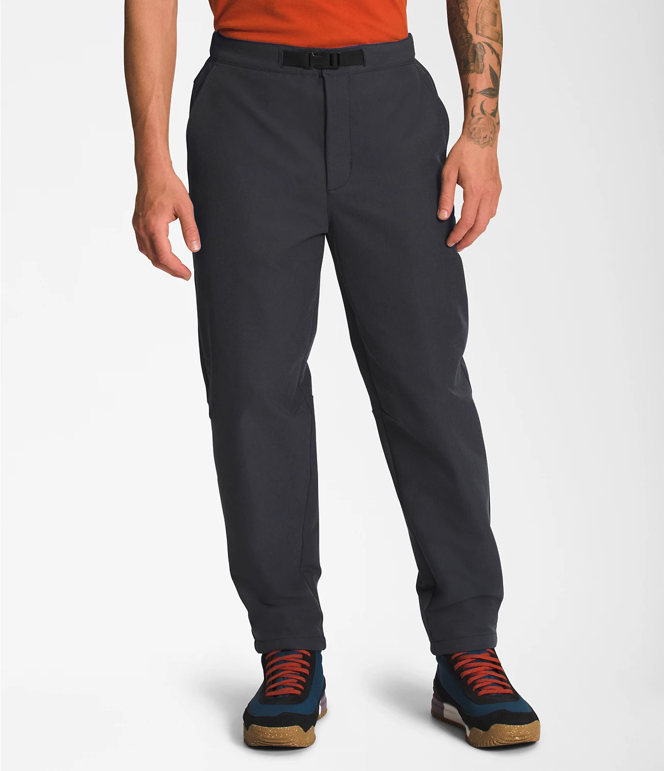 Men's Camden Soft Shell Pants NF0A7ZXL - Waterproof Windproof Hiking Pants for Outdoor Activities & Winter Sports