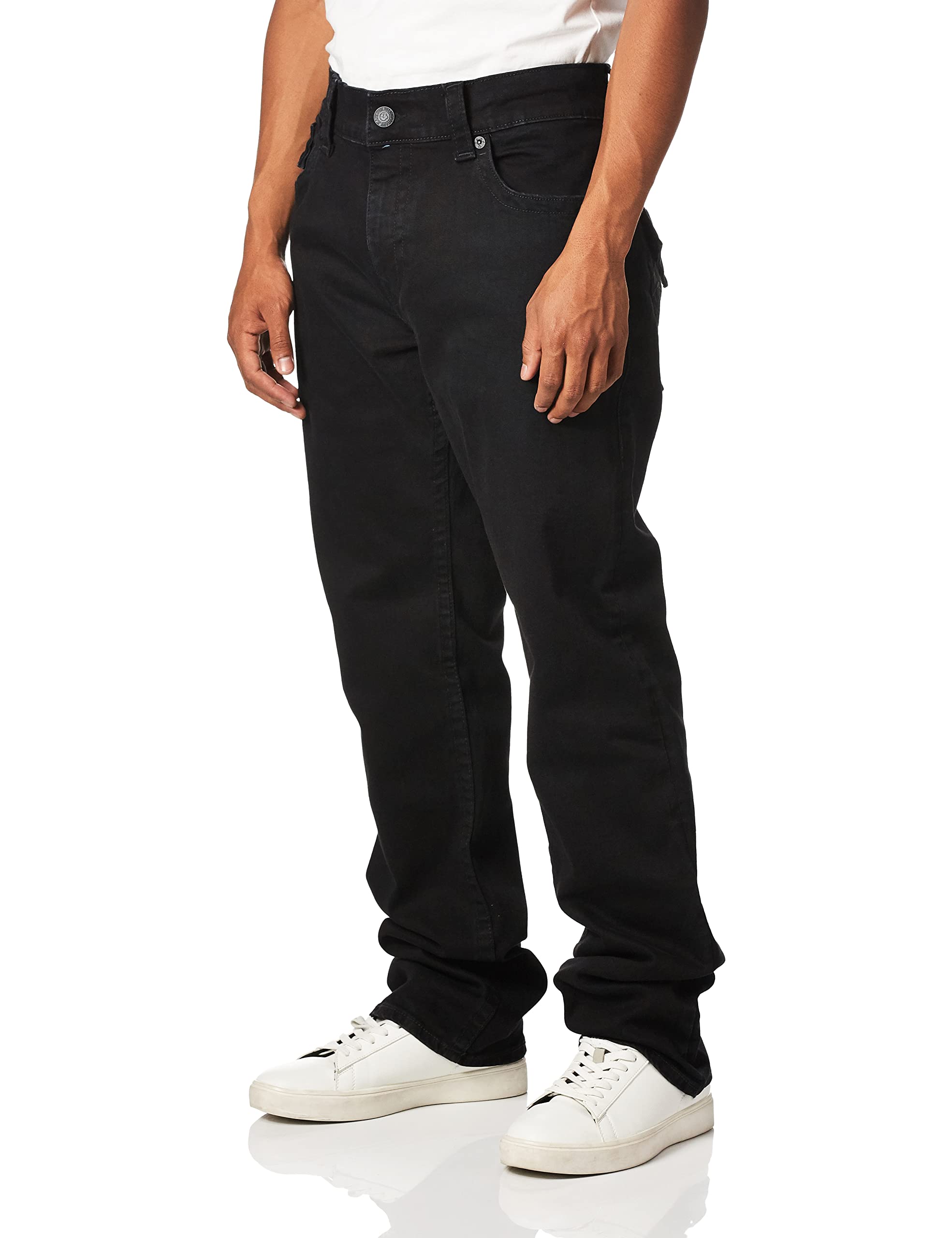 True Religion Men's Ricky Low Rise Straight Leg Jean with Back Flap Pockets - Stylish & Comfortable Denim for Casual Wear & Night Out