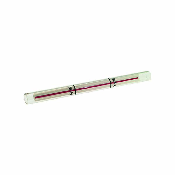 Grimac Sight Glass Crystal 11 x 140mm - High-Quality Borosilicate Glass for Coffee Machines, Espresso Equipment & Industrial Applications