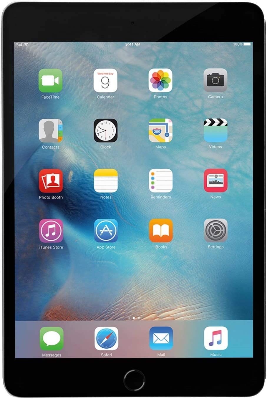 Apple iPad Mini 4 128GB Space Gray - WiFi + Cellular (Renewed) - Portable Tablet for Work, Travel & Entertainment