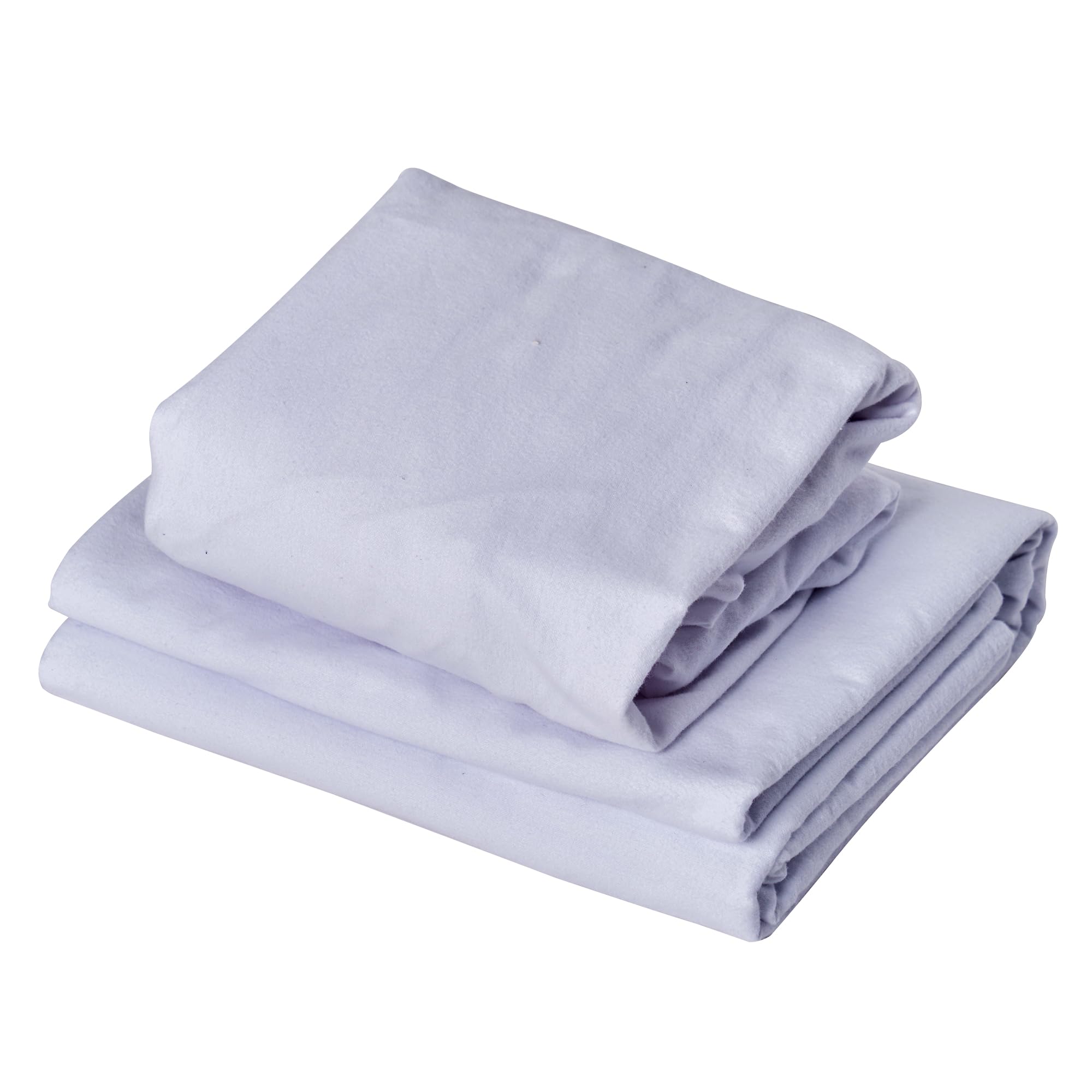 Premium Deluxe Flannel Massage Table Sheet Set (3-Piece) - Soft & Durable Pure White Cover for Spa, Clinic & Home Use
