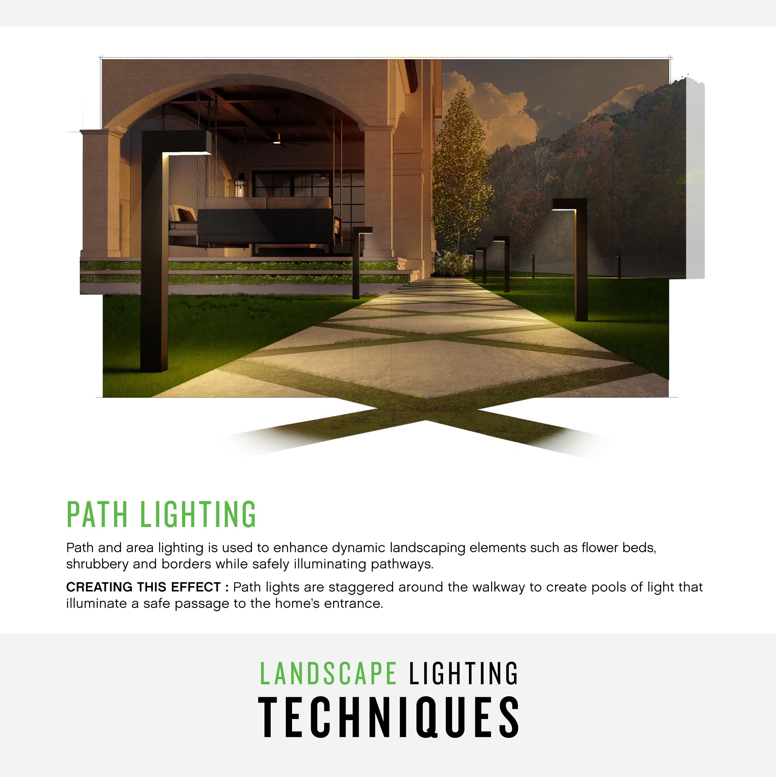 Hinkley Raley LED Landscape Path Light - Aluminum Low Voltage Outdoor Lighting with Clear Water Glass Shade in Museum Black Finish for Garden, Walkway, and Driveway Illumination