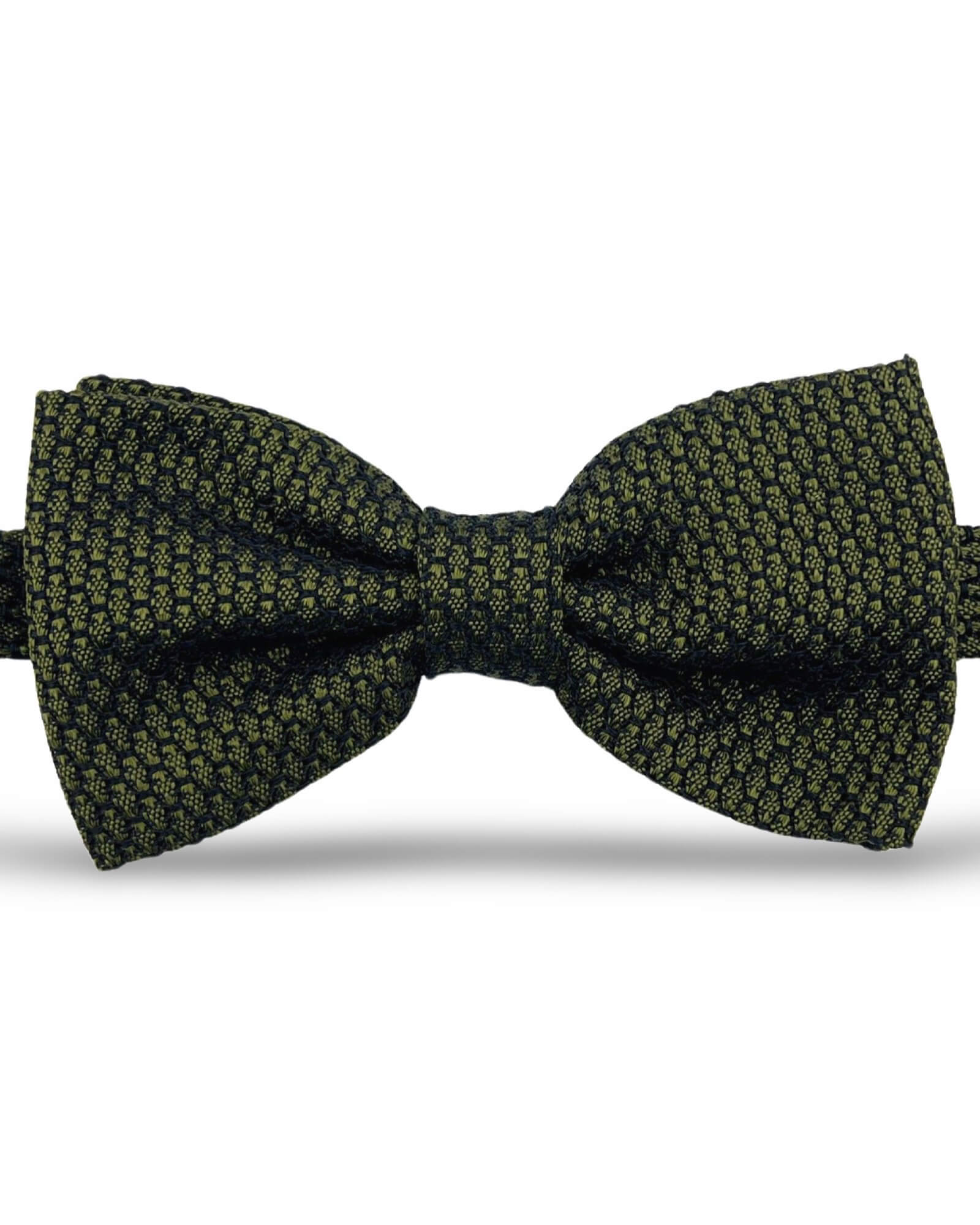DÉCLIC Grenadine Bow Tie for Men - Khaki Color, Elegant Silk Necktie for Weddings, Parties & Formal Events