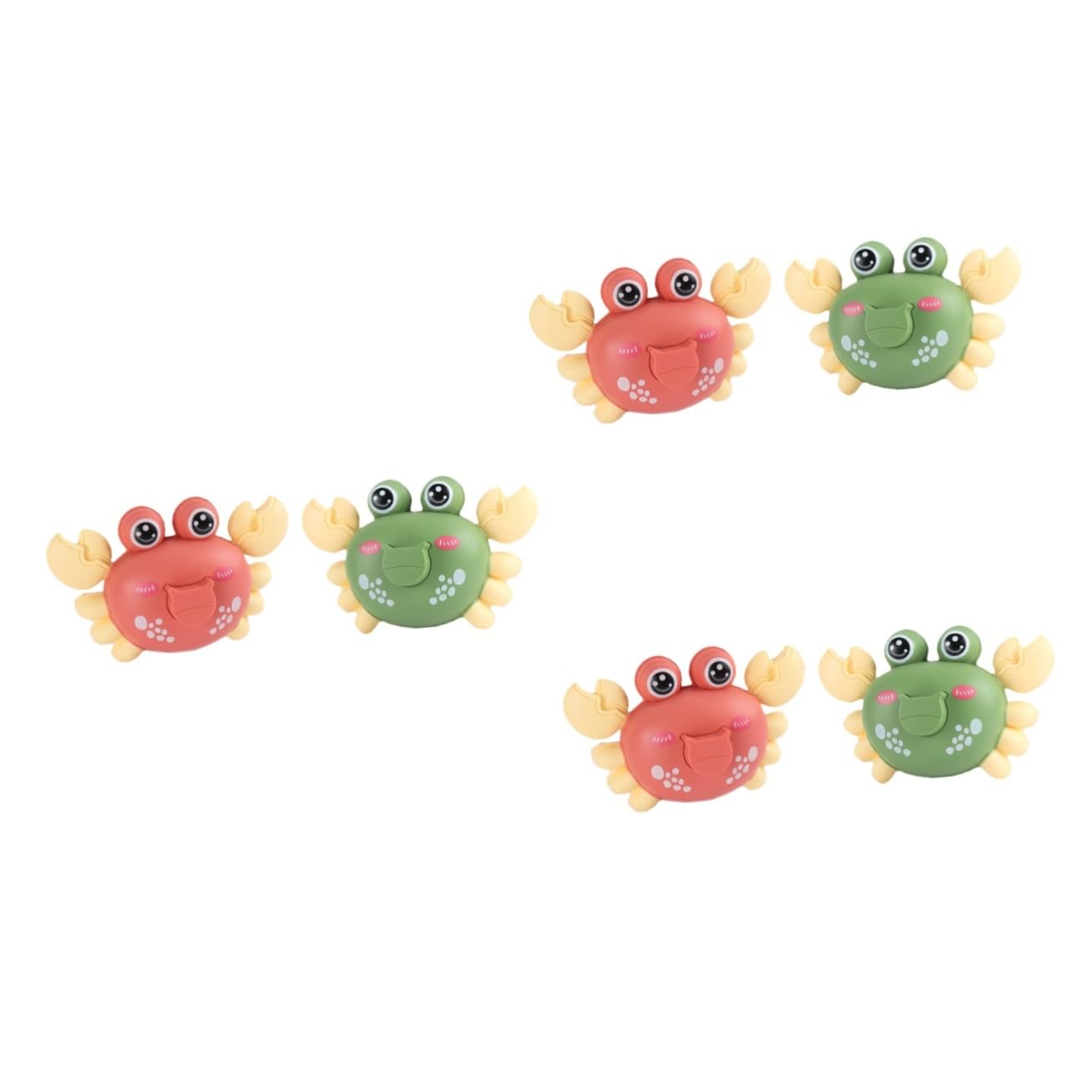 VICASKY 6 Pack Wind Up Swimming Pool Toys - Crawling Bath Toys for Kids, Fun Water Play for Toddlers & Babies - Perfect for Bathtime, Pool Parties & Beach Outings
