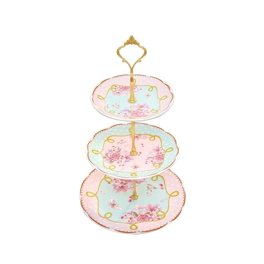 3-Tier Luxury Cupcake Stand - Elegant Dessert Display Rack for Cupcakes, Fruits & Pastries | Perfect for Weddings, Parties & Tea Time Serving