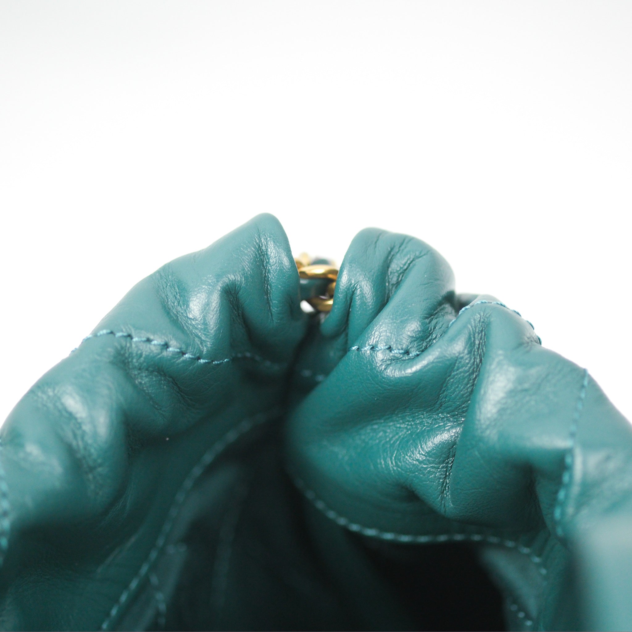 Chanel 22 Small Quilted Backpack in Green Shiny Calfskin Leather - Luxury Designer Handbag for Women, Perfect for Everyday Use & Fashion Outings