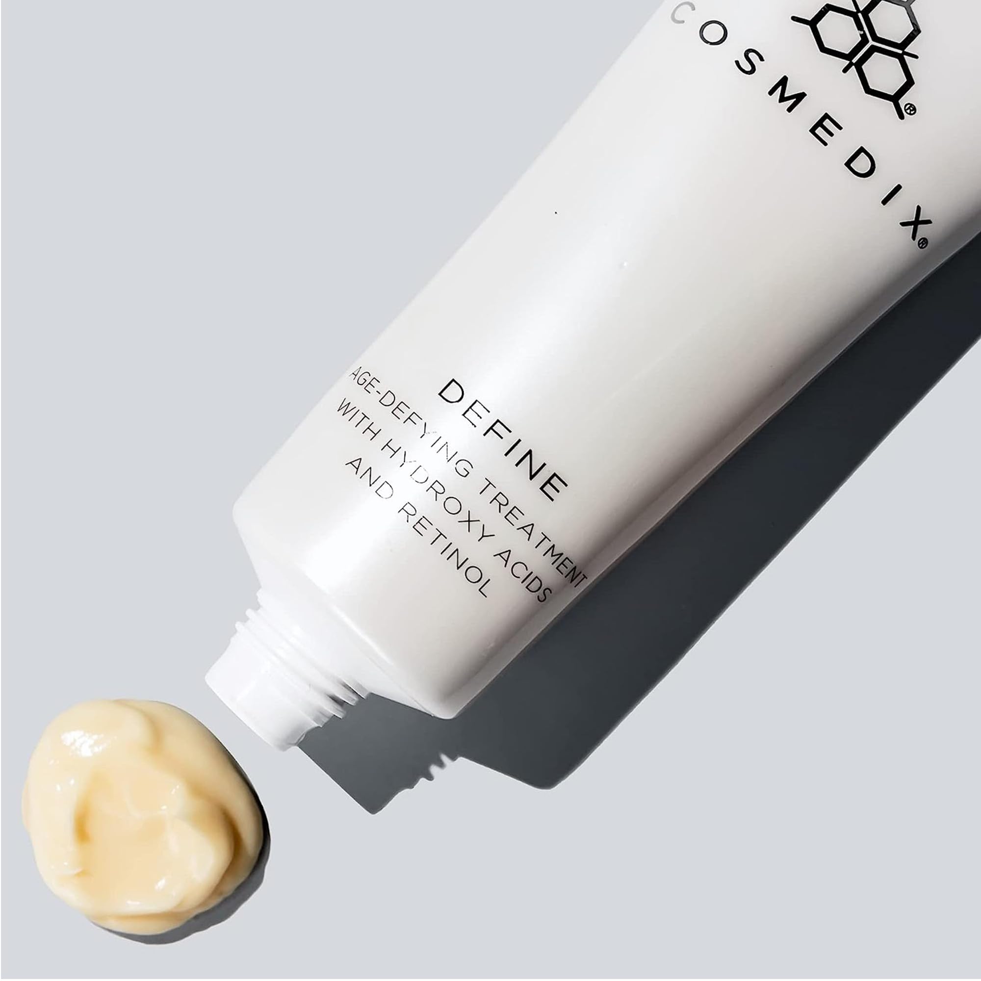 Cosmedix Define Anti-Aging Treatment with Hydroxy Acids & Retinol - 1.5 oz Facial Serum for Wrinkles & Fine Lines - Perfect for Nighttime Skincare Routine