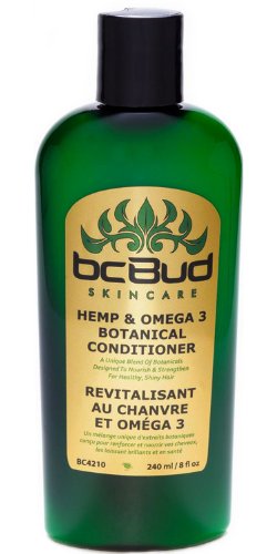 Hemp & Omega 3 Hair Conditioner for Damaged, Frizzy & Thinning Hair - Sulfate Free Volumizing Treatment (Single Bottle) - Perfect for Dry Scalp & Color-Treated Hair Care Routine