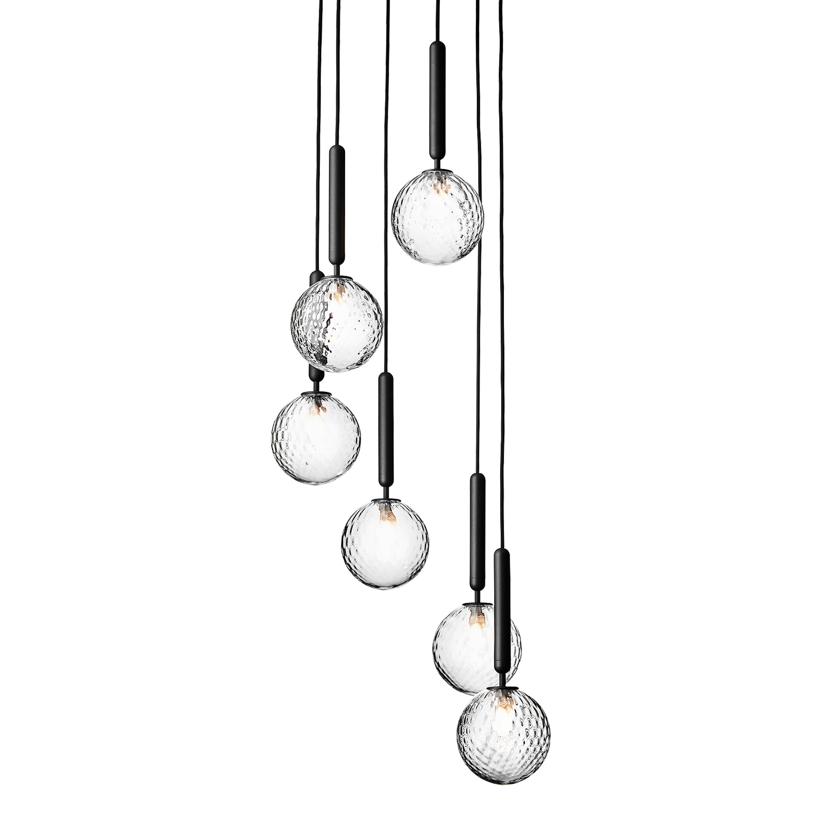 Miira Modern Pendant Light - Sleek Hanging Lamp for Kitchen Island, Dining Room & Bedroom - Adjustable LED Ceiling Light Fixture with Dimmable Warm White Light