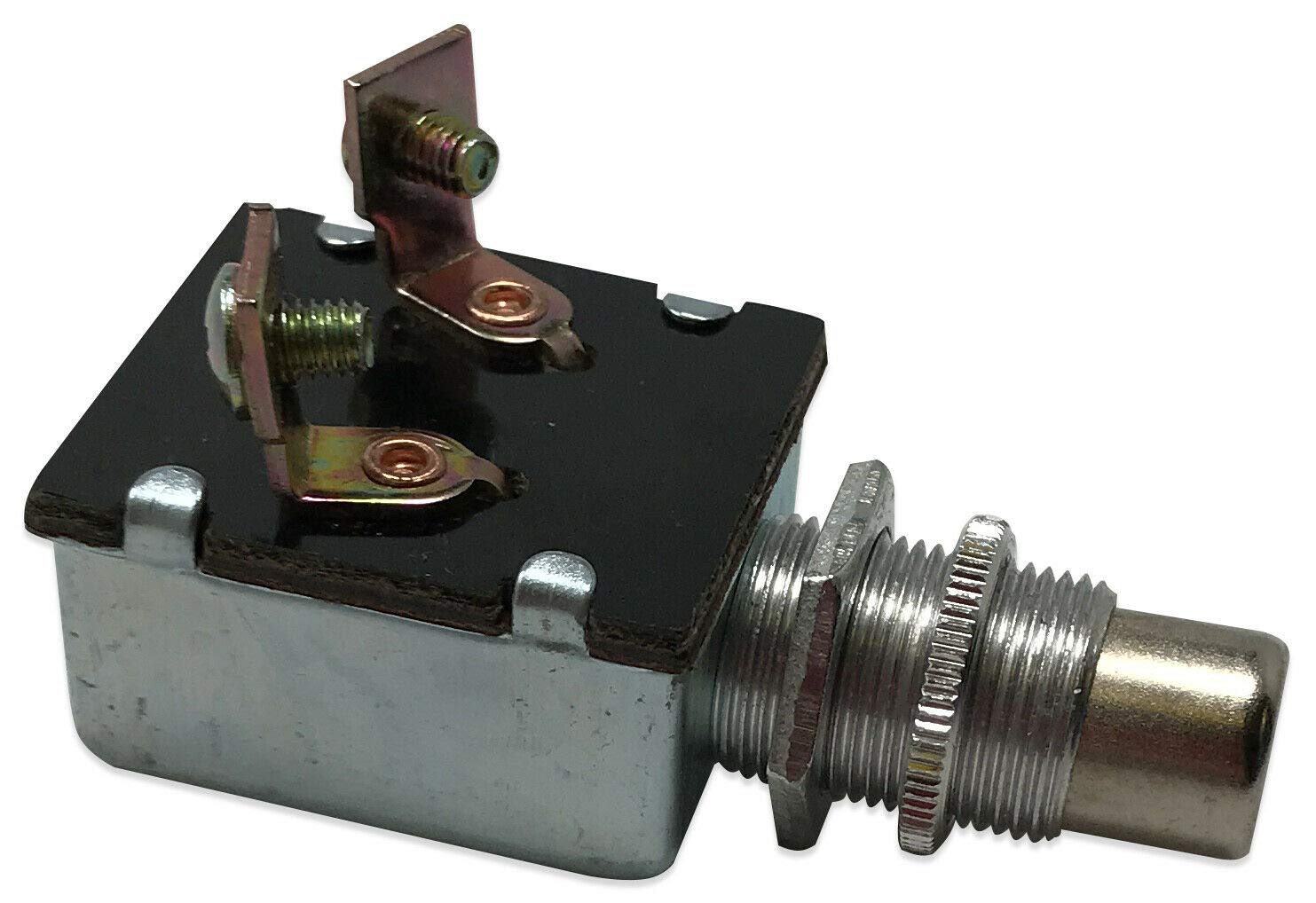 Sherco-Auto Universal 12V 15A Solenoid Ignition Starter Push Button Switch - Perfect for Cars, Trucks, Boats & ATVs - Waterproof & Durable Design