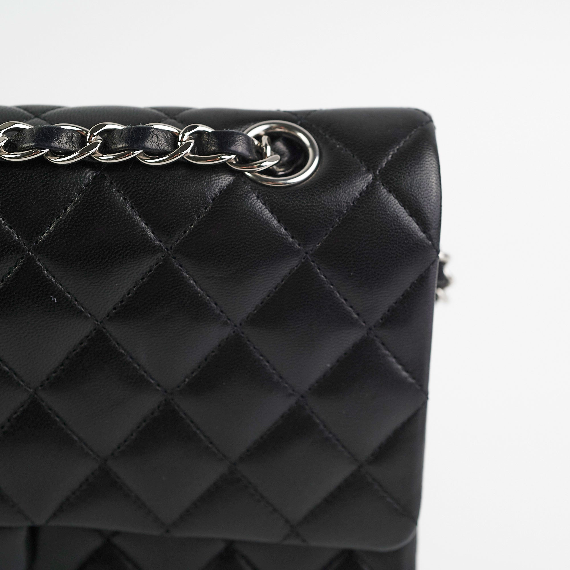 Chanel Medium/Large Classic Double Flap Bag in Black | Timeless Luxury Handbag for Women | Perfect for Work, Evening Events & Special Occasions