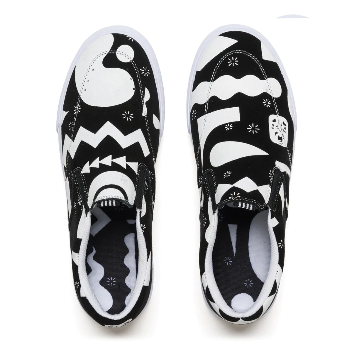Lakai Owen VLK Skate Shoes - Black, White & Suede - High-Performance Skateboarding Shoes for Street & Park Riding