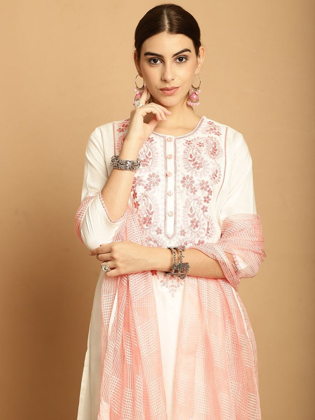Trendy Designer Ready-to-Wear Palazzo Suit with Elegant Embroidery Work - Perfect for Parties, Weddings & Special Occasions