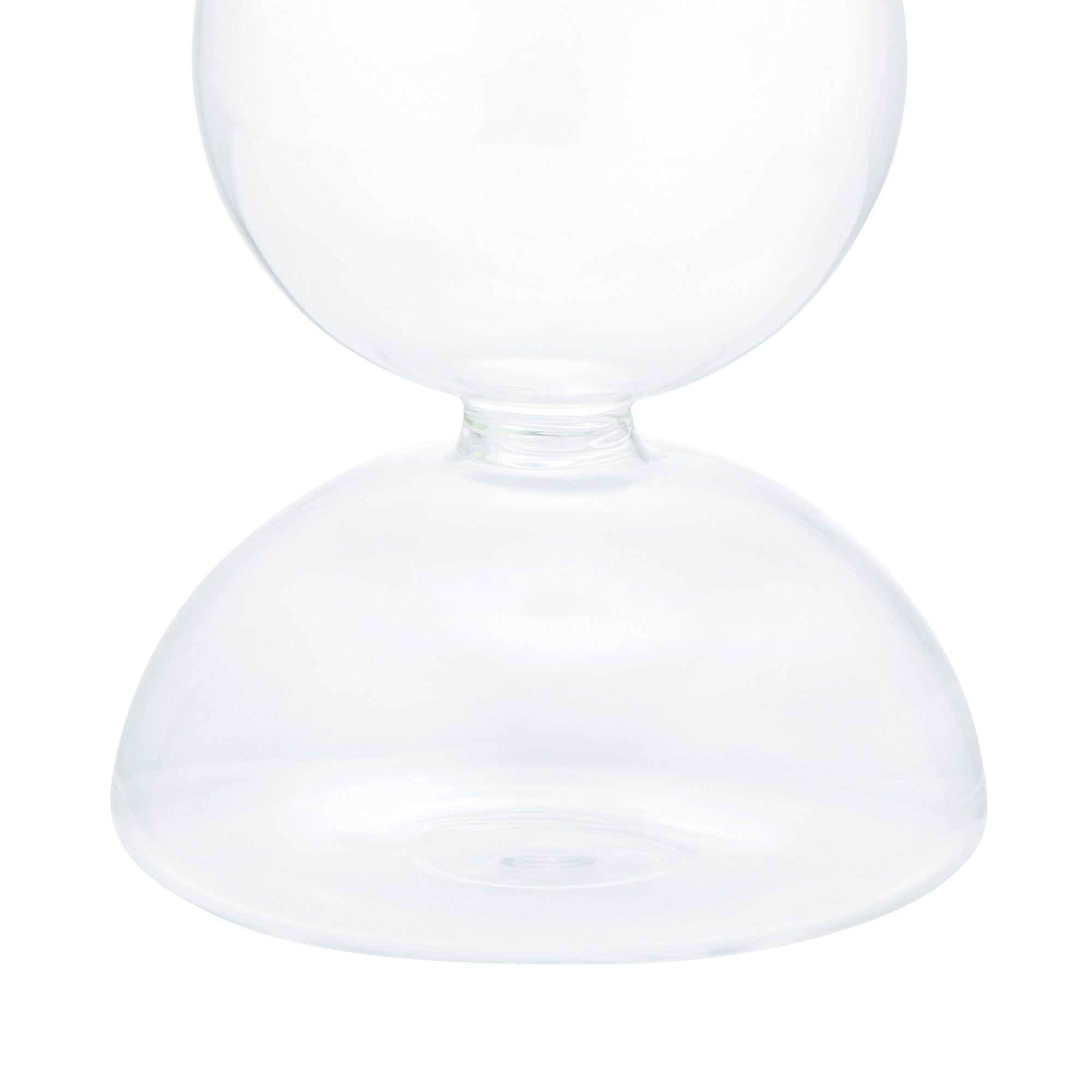 Clear Bubble Glass Flower Vase - Medium Size for Home Decor, Wedding Centerpieces & Tabletop Arrangements