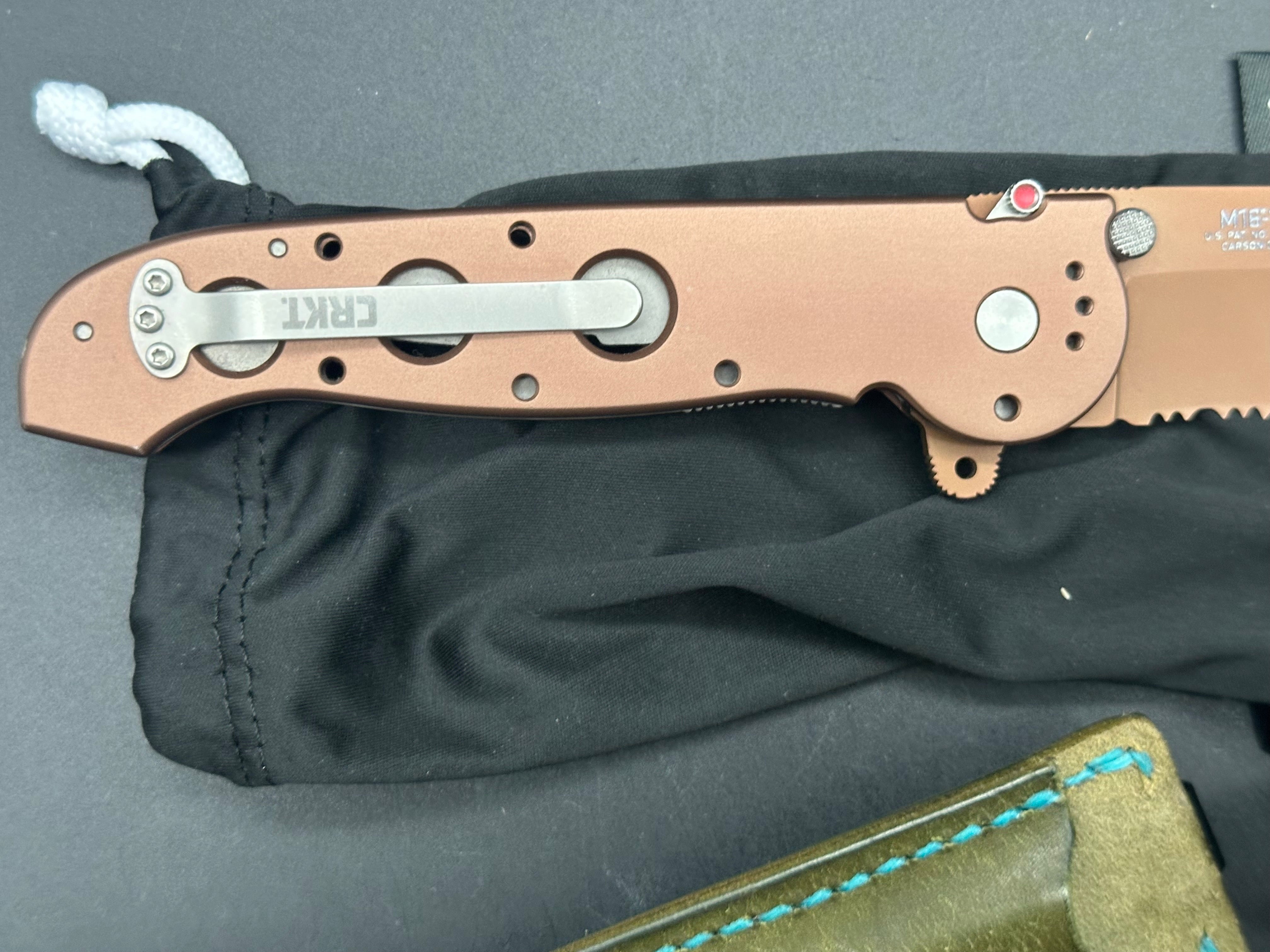 TMRW Tool Mini Titanium Prybar, CRKT M16-14D Folding Knife, CMB Predator Multi-Tool Combo – Perfect for EDC, Survival, and Outdoor Adventures