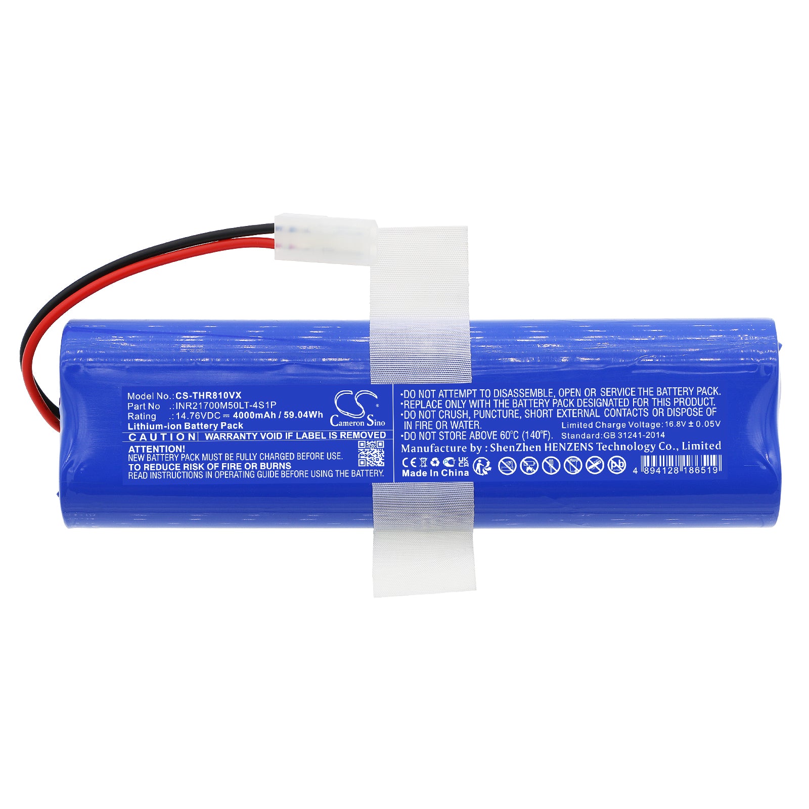 360 S8+ S8 Plus Robot Vacuum Replacement Battery - Compatible with Botslab S8 Plus QH100005 - Long Lasting Power for Efficient Home Cleaning