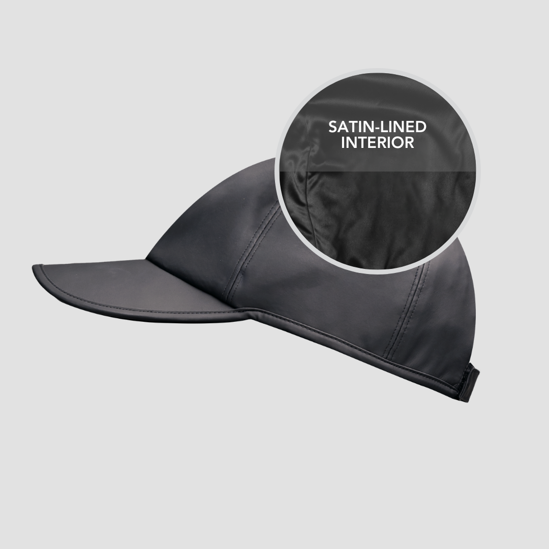Waterproof Satin-Lined Baseball Cap for Men - UV Protection & Hair Protection - Perfect for Outdoor Activities, Running, Hiking & Rainy Days