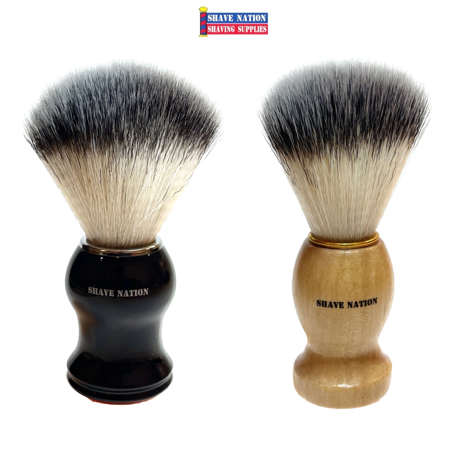 Premium Synthetic Shaving Brush for Men - Soft & Durable Facial Hair Grooming Tool - Ideal for Wet Shaving, Beard Care & Luxury Skincare Routine