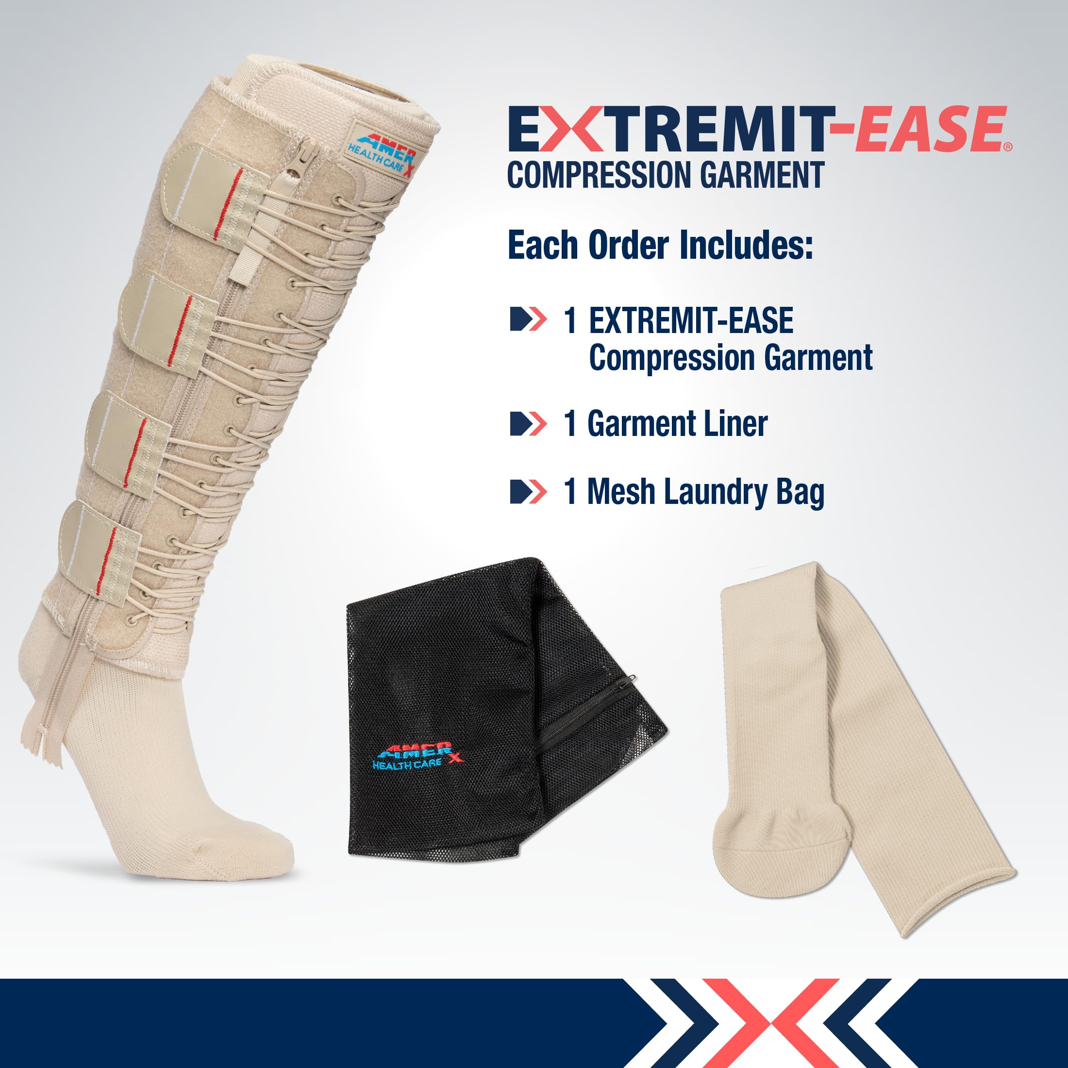 30-50 mmHg Lower Leg Compression Wrap for Lymphedema, Venous Insufficiency & Post-Surgery Edema Relief - Ideal for Swelling Management & Recovery Support - Perfect for Daily Wear, Travel & Post-Op Care