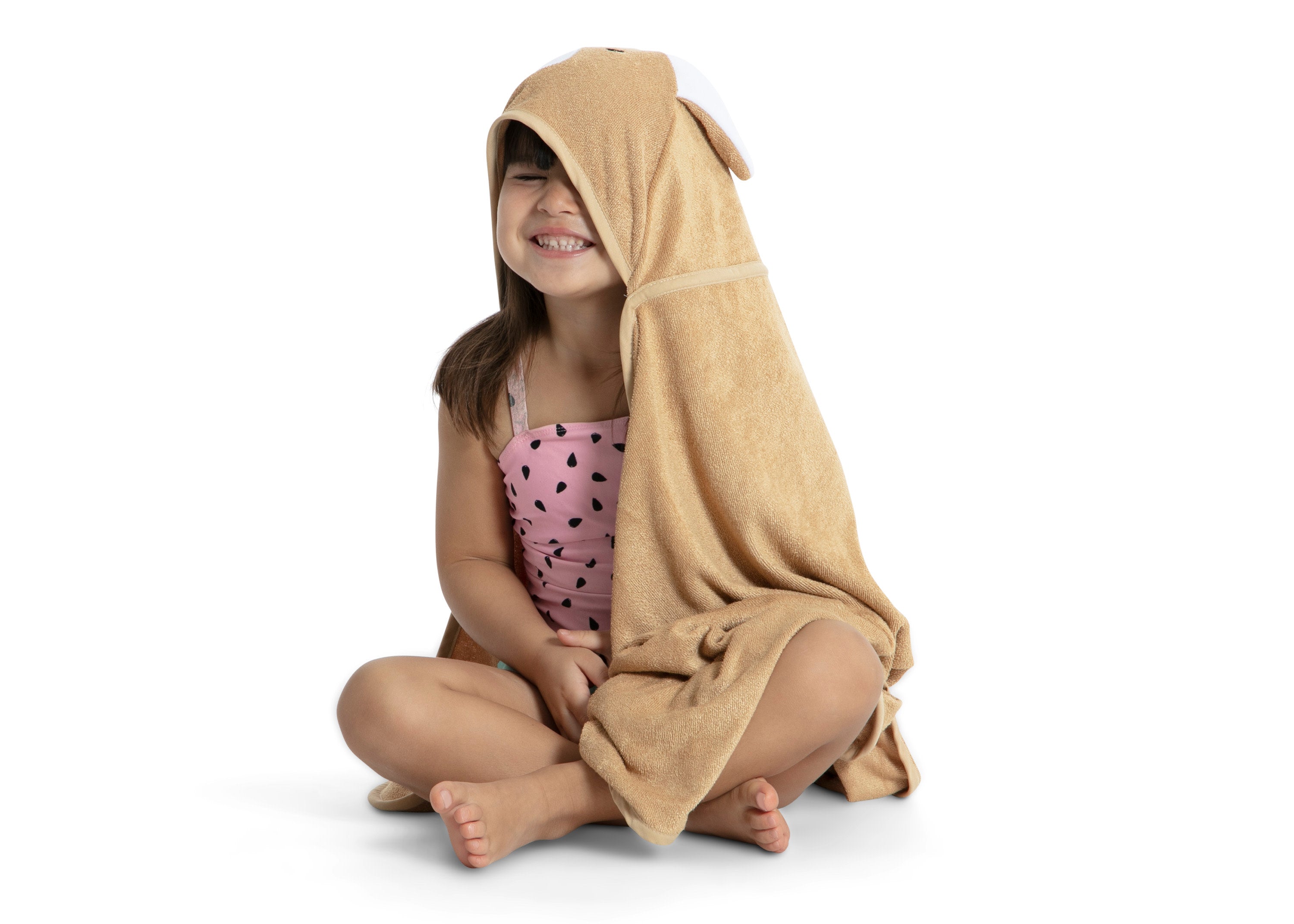 Soft Kids Hooded Bath Towel with Pockets - Absorbent Cotton Baby Towel for Boys & Girls - Perfect for Swimming, Beach, Bath Time & After Shower