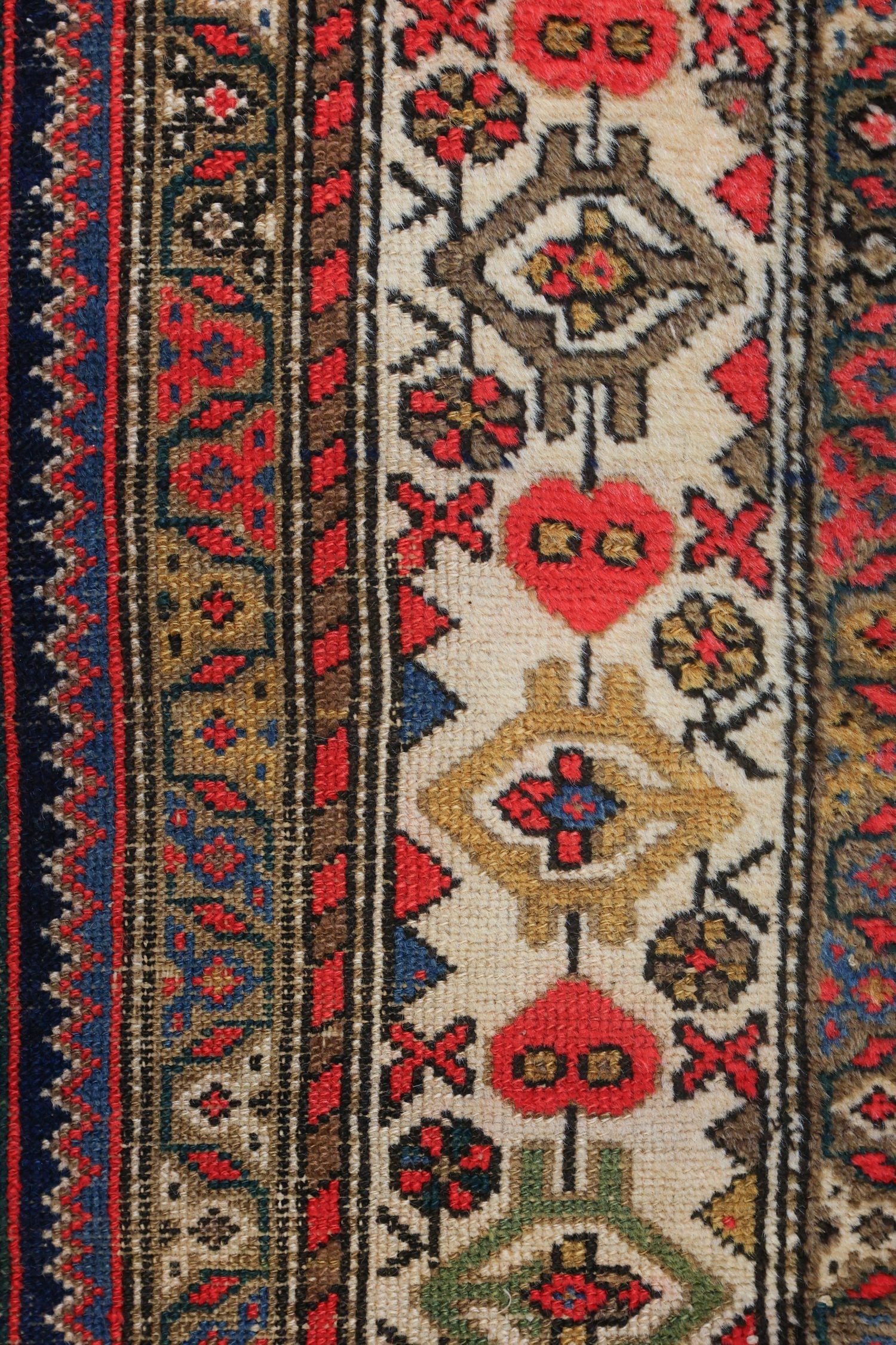 Handwoven Antique Malayer Tribal Rug - Authentic Persian J75100 Carpet for Living Room, Bedroom & Home Decor