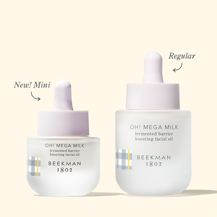 Oh! Mega Milk Fermented Barrier Boosting Facial Oil - Hydrating & Nourishing Face Oil for Dry Skin - Perfect for Nighttime Skincare Routine & Daily Moisturizing
