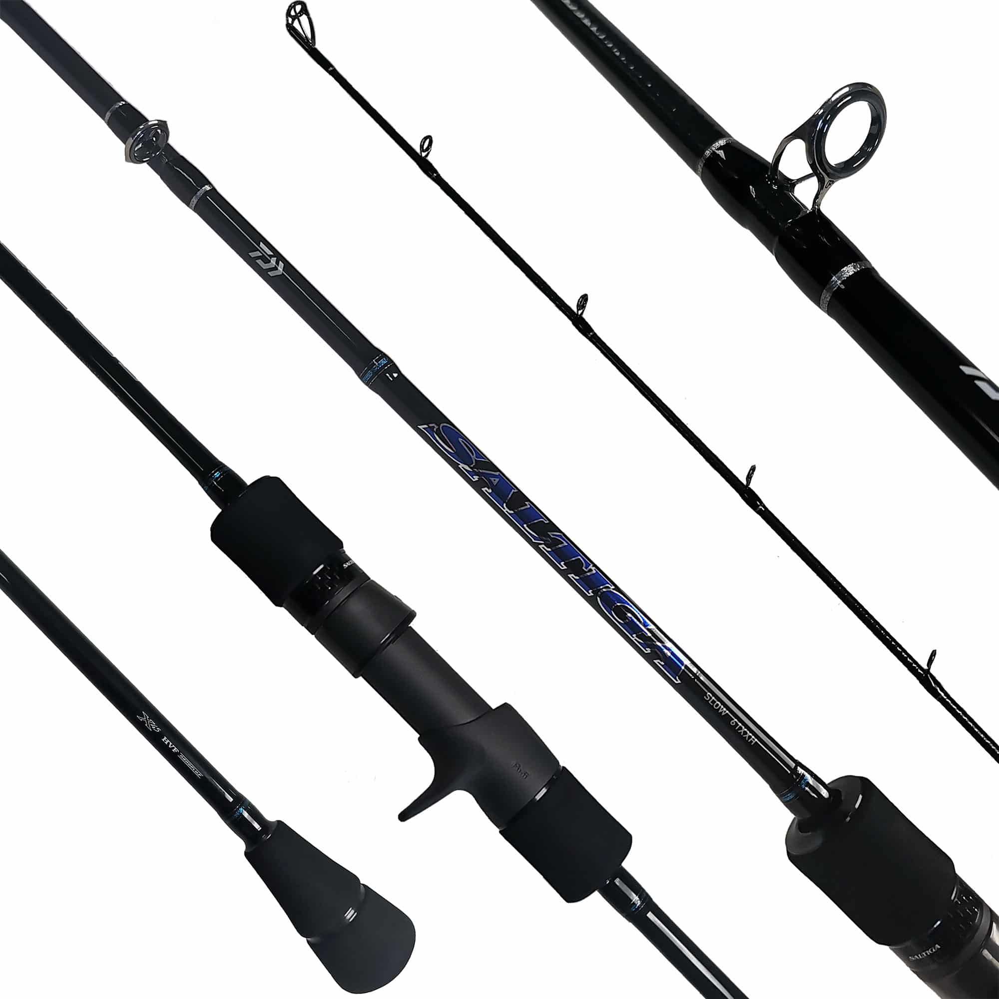 Daiwa Saltiga Slow Pitch Jigging Rods - Premium Saltwater Fishing Rod for Deep Sea Jigging | Perfect for Offshore, Boat & Kayak Fishing Adventures