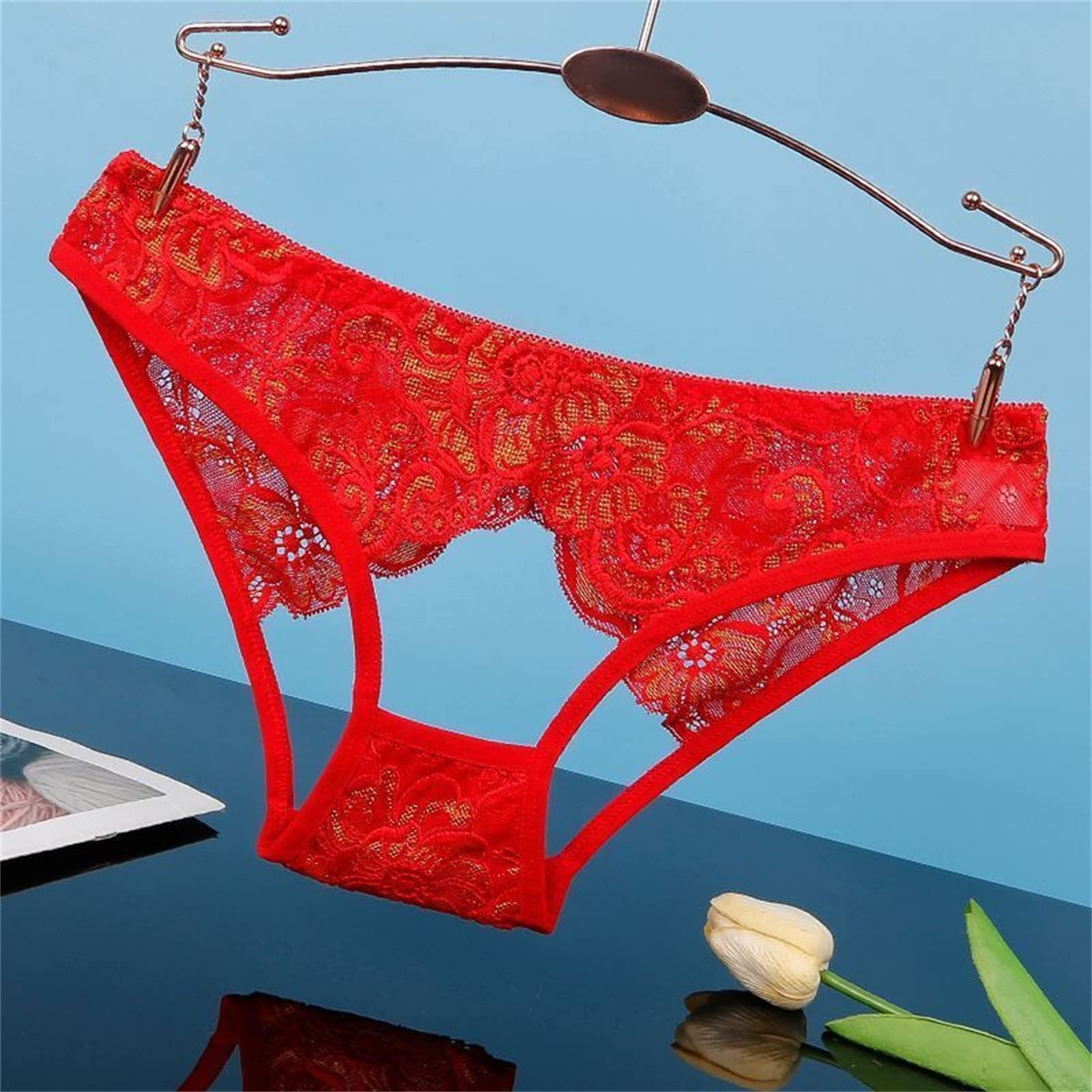 Women's Underwear Set - 5-Pack Seamless Lace Panties for Gym, Yoga & Everyday Wear - Comfortable & Breathable Ropa Interior for Women