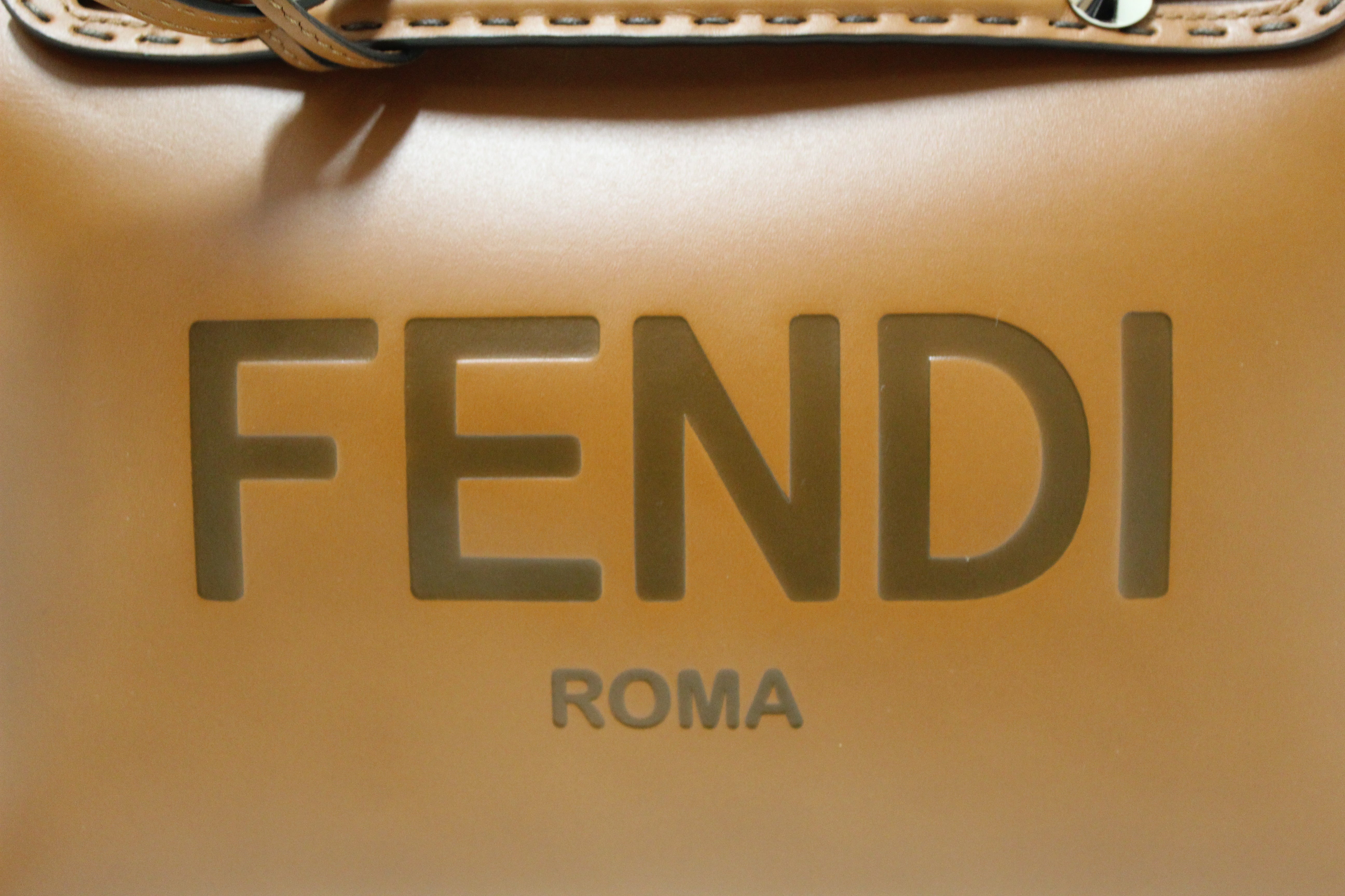 Authentic Fendi Brown Leather By the Way Medium Boston Bag for Women | Luxury Designer Handbag | Perfect for Work, Travel & Everyday Use