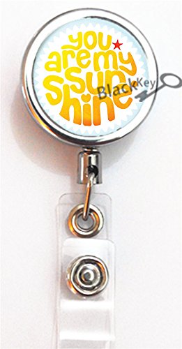BlackKey Sunshine Retractable ID Badge Holder with Adjustable Lanyard & Belt Clip - Secure & Convenient for Work, Events, and Office Access (1980)