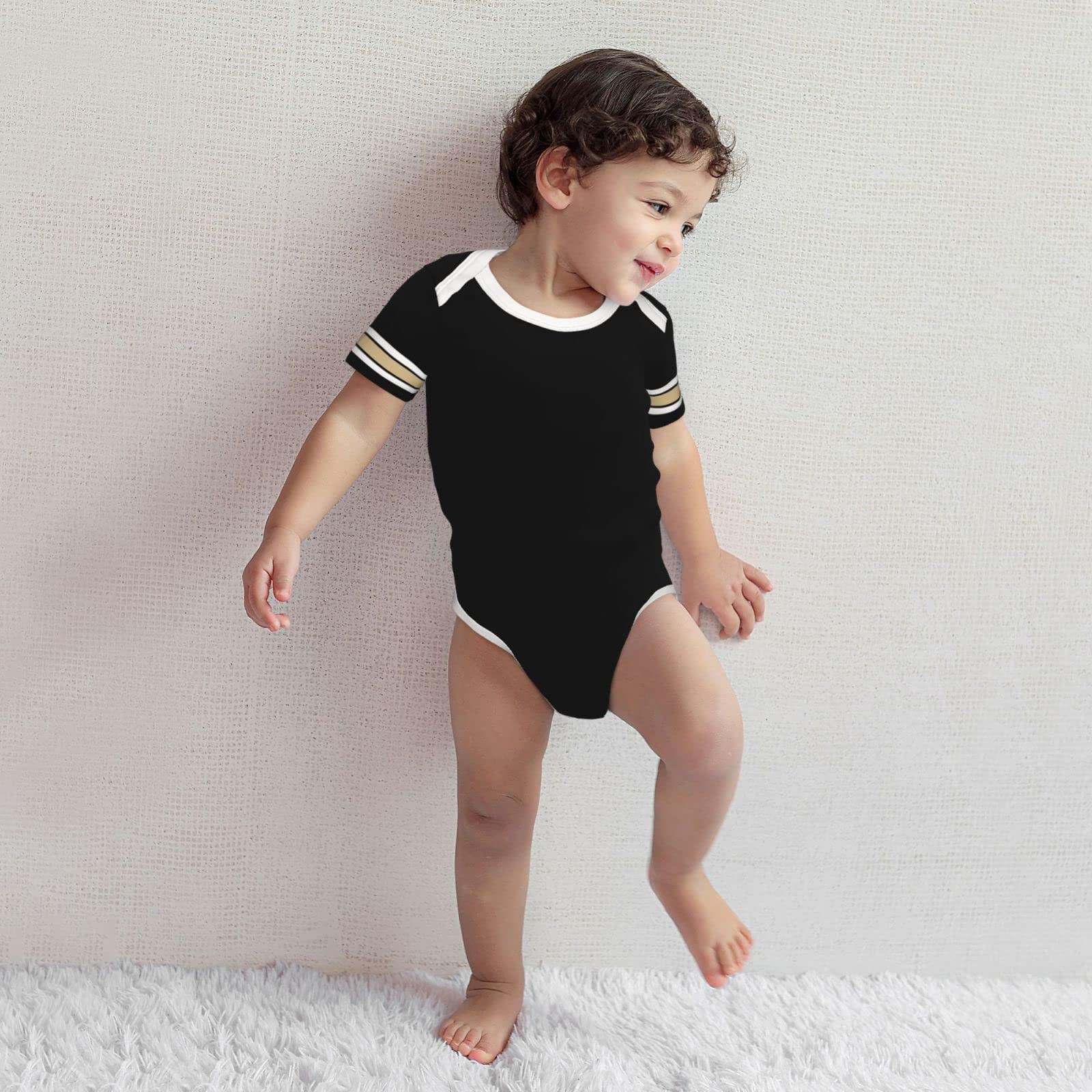 Customized Baby Clothes Set - 100% Cotton Personalized Baby Suit with Name & Number - Perfect for Newborn Gifts, Christening, Birthday & Photo Shoots