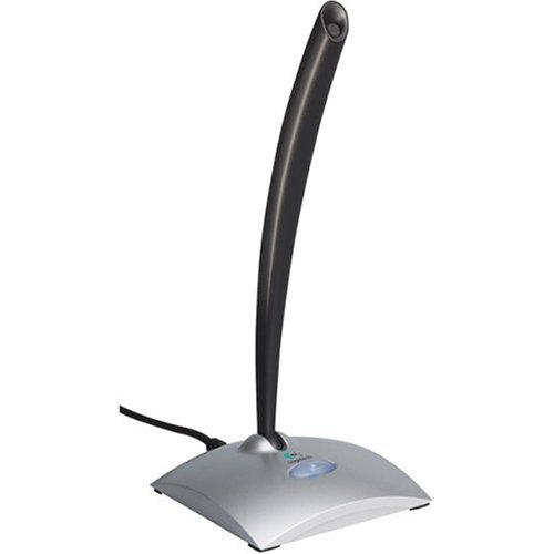 Logitech USB Desktop Microphone for PC & Mac - Black/Silver Noise-Canceling Mic for Streaming, Podcasting, Gaming & Online Meetings