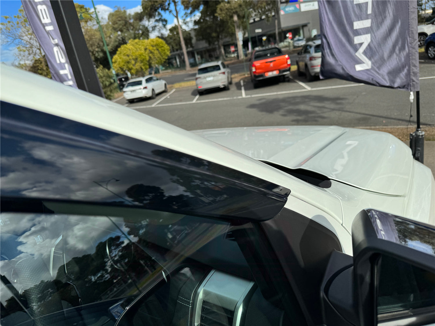 2024 Mitsubishi Triton MV Dual Cab Injection Weather Shields - Durable Car Window Rain Guards for All-Weather Protection | Perfect for Off-Roading, Camping & Daily Commute