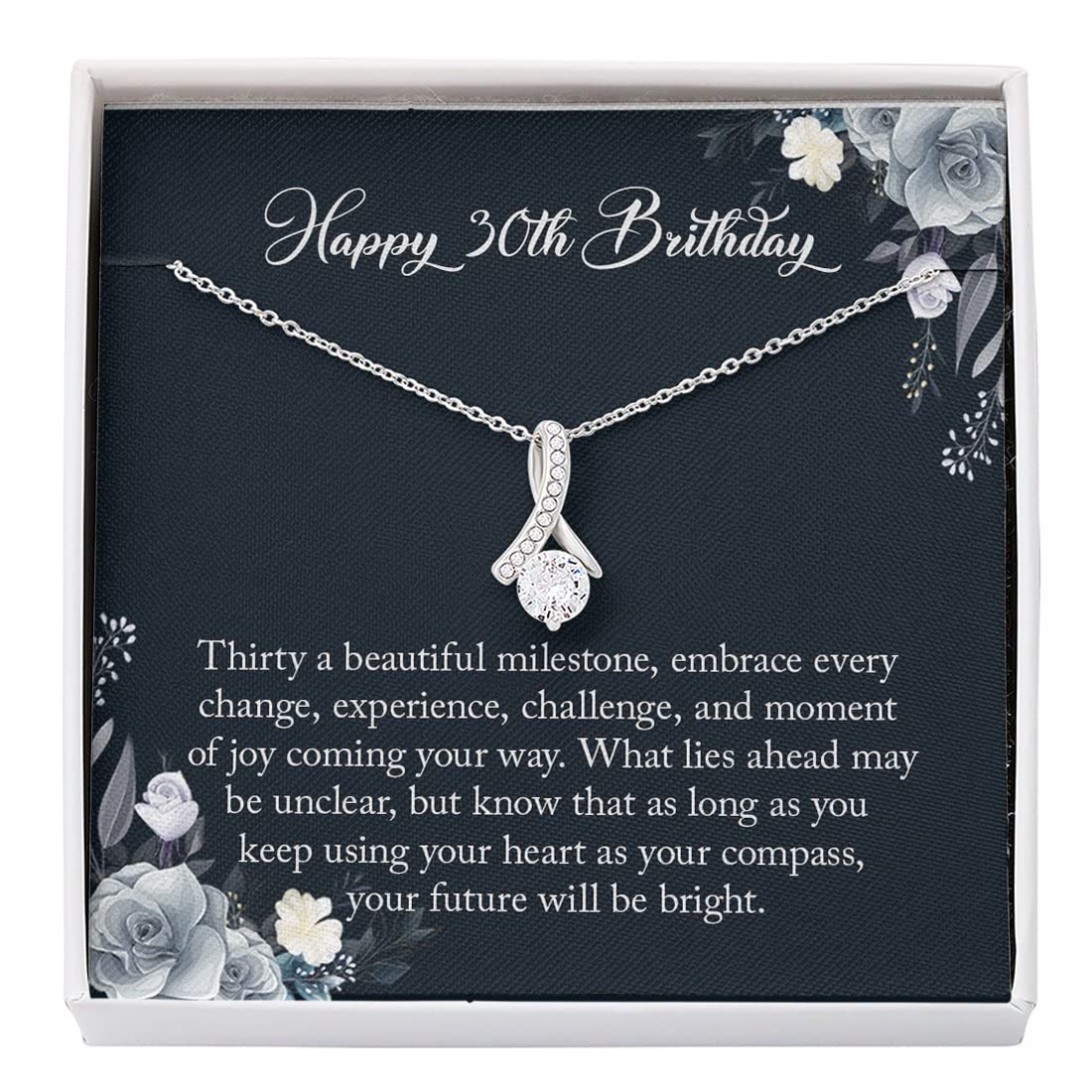 Elegant 30th Birthday Necklace for Women - Thoughtful Friendship Gift & 30th Birthday Present - Perfect for Parties, Anniversaries & Special Occasions