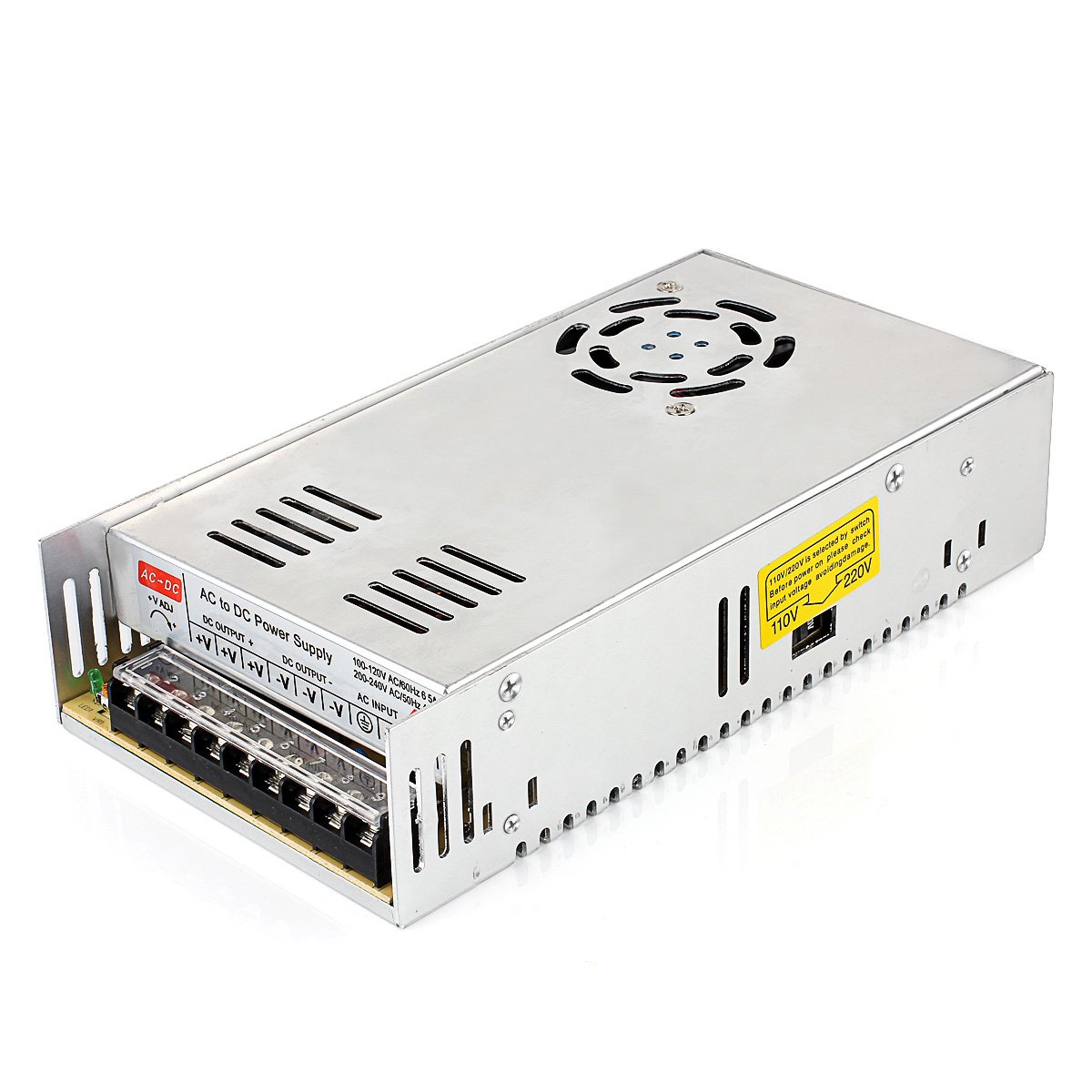SUPERNIGHT 12V 30A 360W AC to DC Power Supply Converter - Universal Regulated Switching Transformer for 3D Printers, CCTV Cameras, LED Strip Lights, Computer Projects - Perfect for Home, Office & Industrial Use