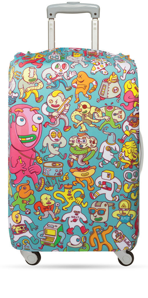 BROSMIND ARTISTS Collection Luggage Cover - Stylish & Durable Travel Protector for Suitcases - Perfect for Airports, Vacations & Business Trips