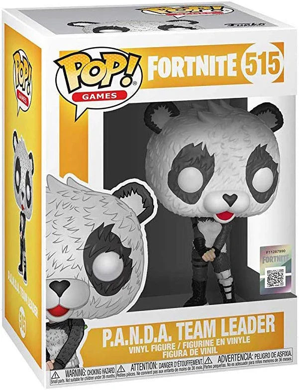 Fortnite P.A.N.D.A Team Leader #515 Action Figure - Collectible Gaming Merchandise for Display & Battle Royale Fans
