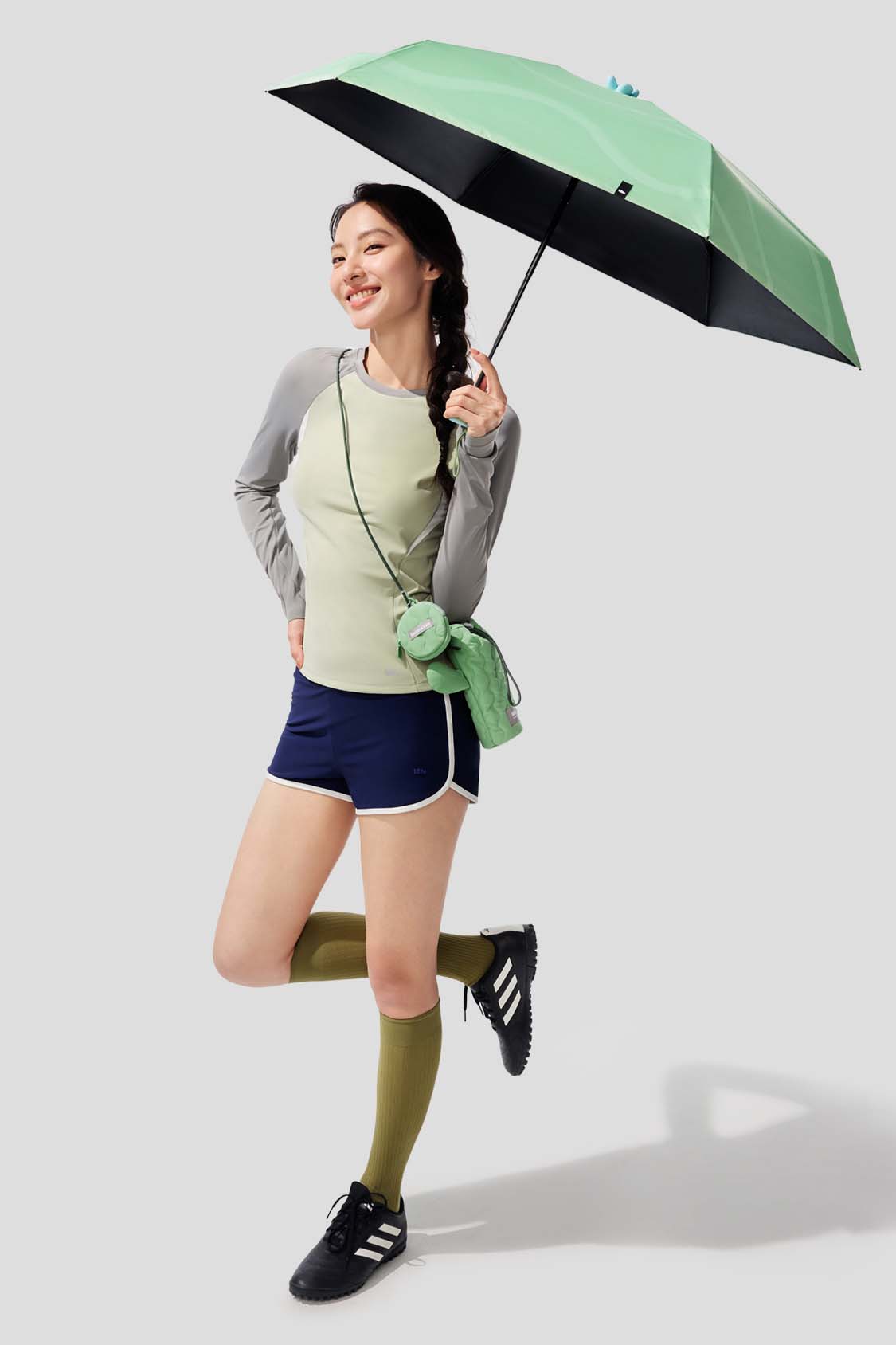 Canopy Women's 5-Fold Compact Sun Umbrella with UPF50+ UV Protection - Perfect for Beach, Travel & Outdoor Activities