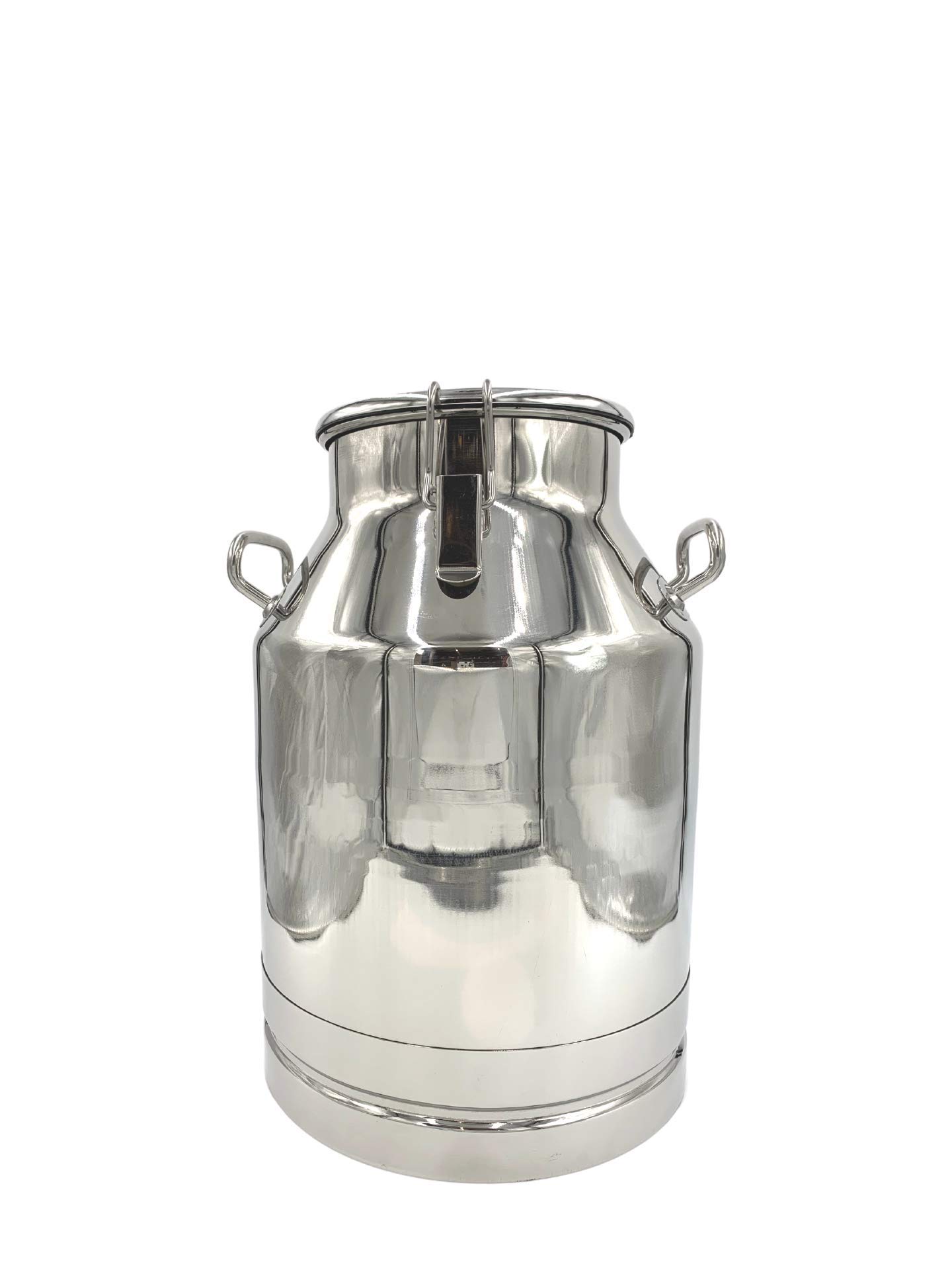 Premium 304 Stainless Steel Milk & Maple Syrup Transport Can with Airtight Lid - 30 Liter (7.9 Gal) Food-Grade Container w/ Optional Spigot Dispenser - Ideal for Dairy Farms, Commercial Kitchens & Bulk Liquid Storage